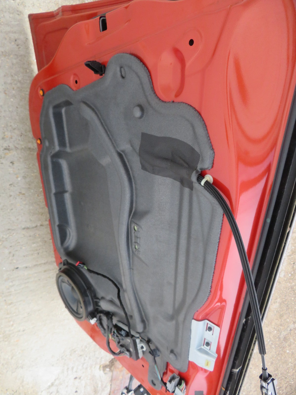 FORD CMAX C MAX NSF PASSSENGER FRONT DOOR IN ORANGE 2010-2015 (SEE PHOTOS)