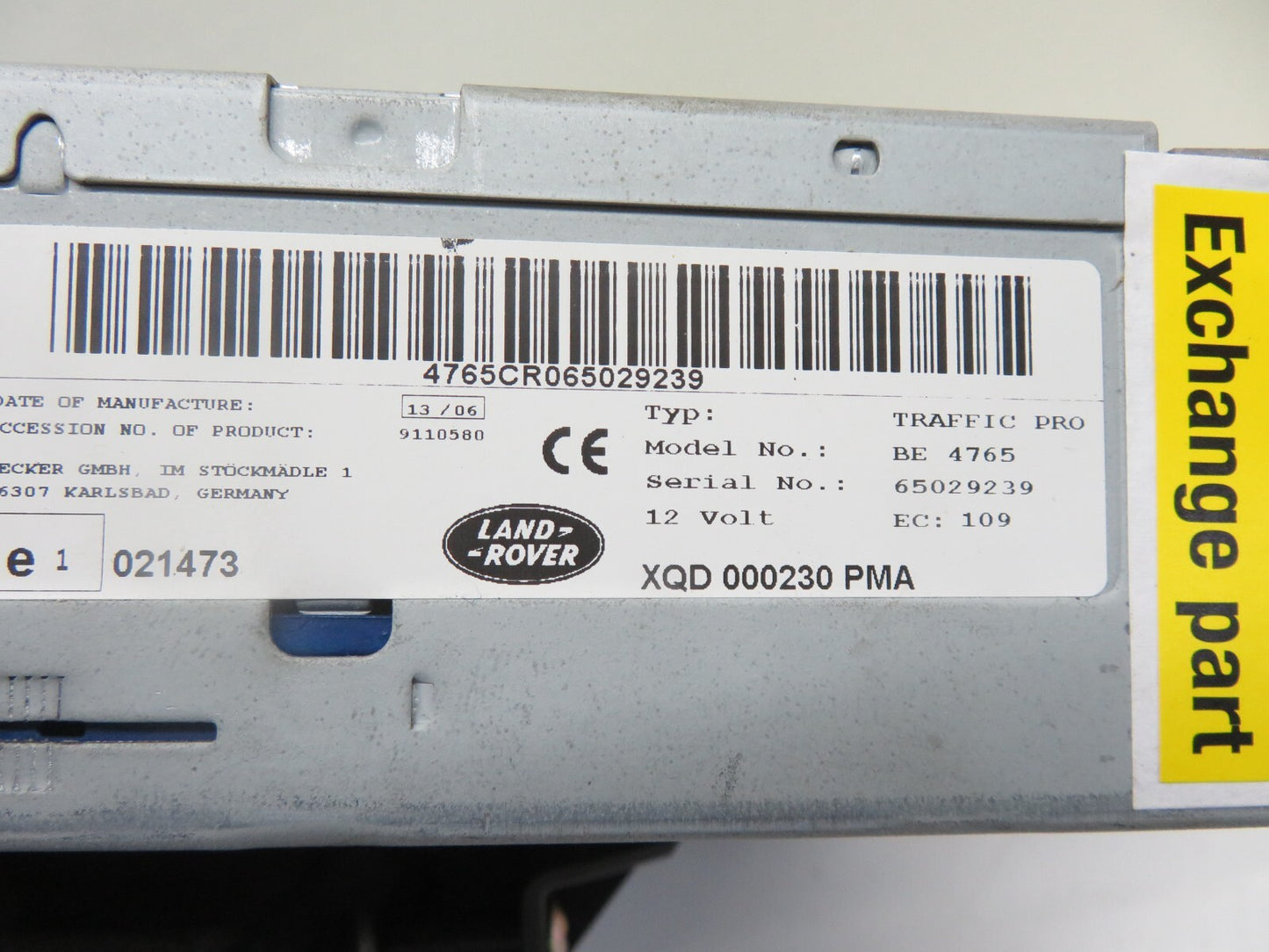 LAND ROVER FREELANDER 1 RADIO CD HEAD UNIT NAVIGATION XQD000230 1997-2006 1730-4