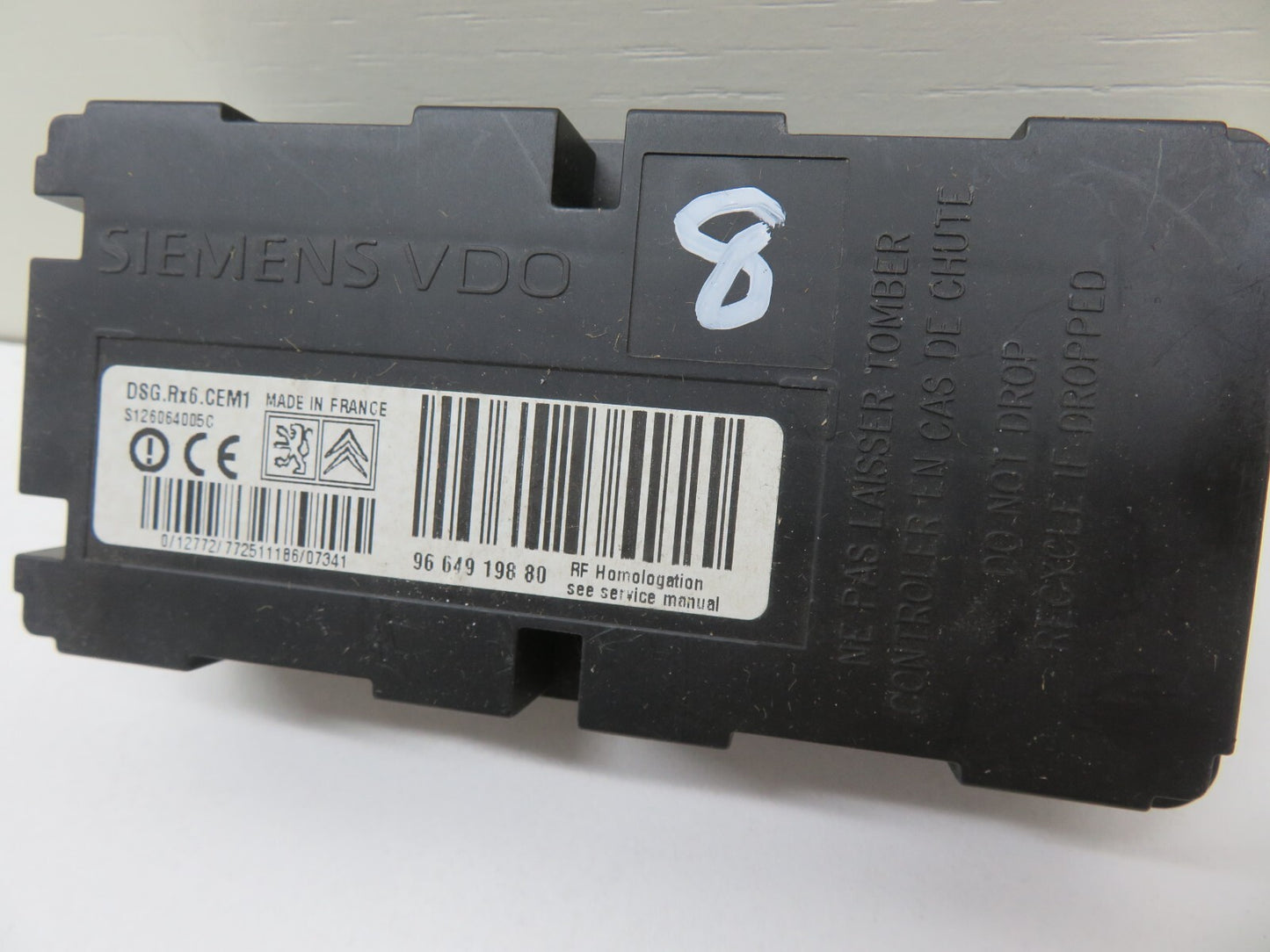 CITROEN C5 X7 TYRE PRESSURE MODULE 9664919880 2008-2015 1528-8