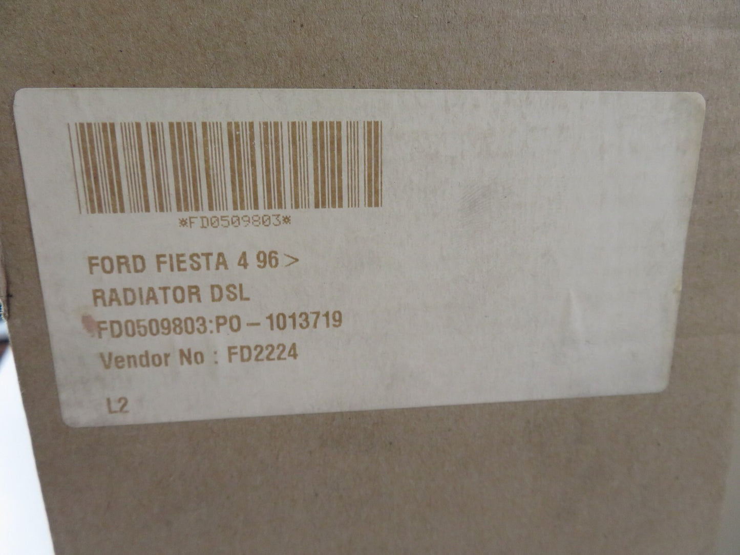 ENGINE COOLING RADIATOR FOR VW BEETLE VWA2174 1999-2004