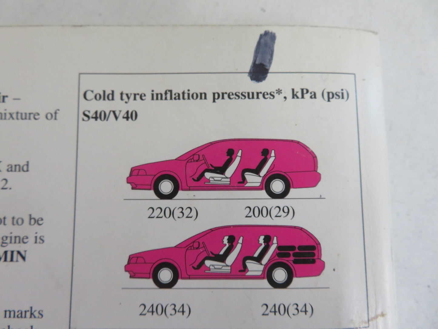 VOLVO V40 OWNERS MANUAL WITH FOLDER 1995-2004 AMS-1