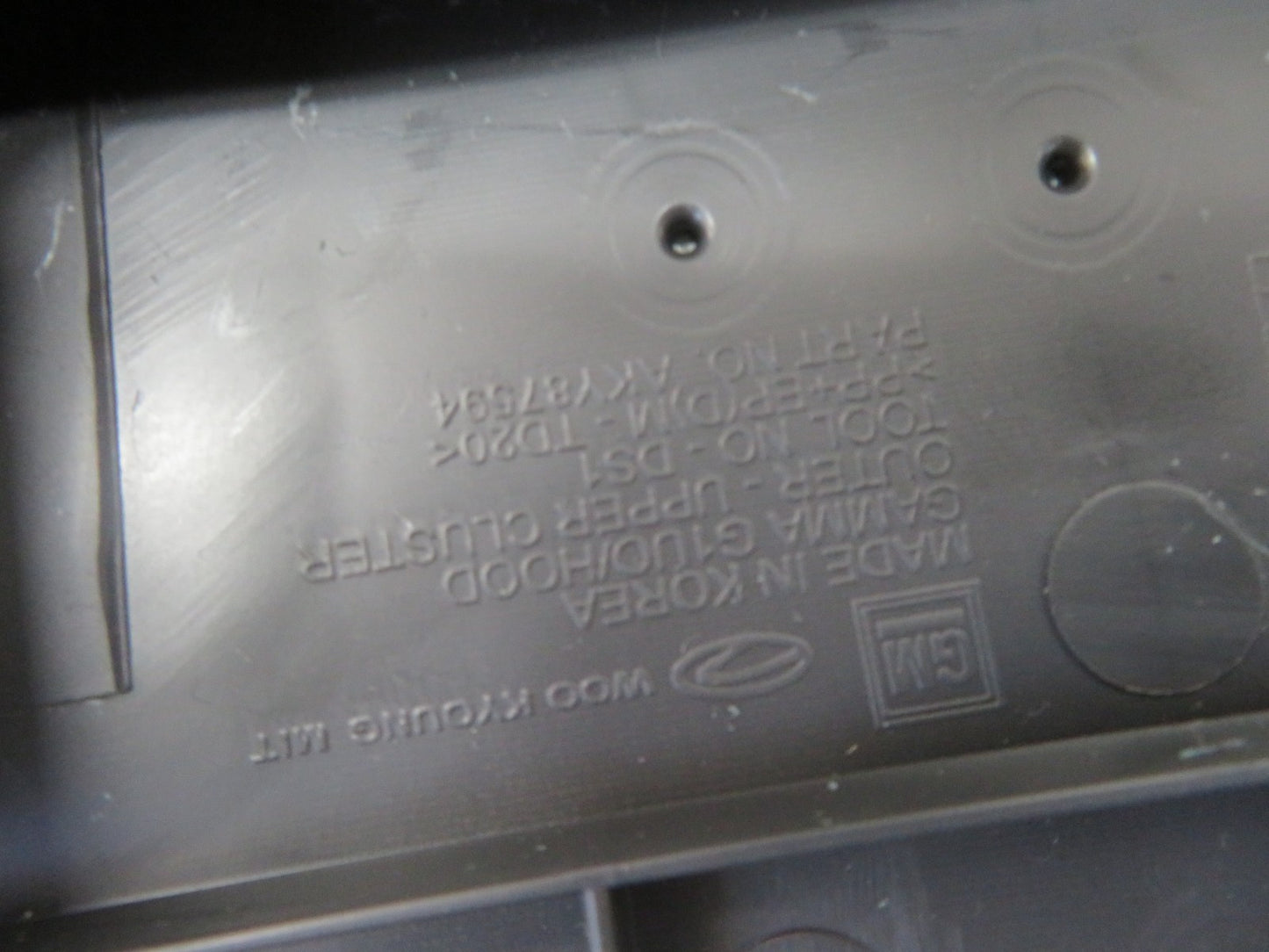 VAUXHALL MOKKA INSTRUMENT CLUSTER UPPER TRIM 2012-2016 1739-4