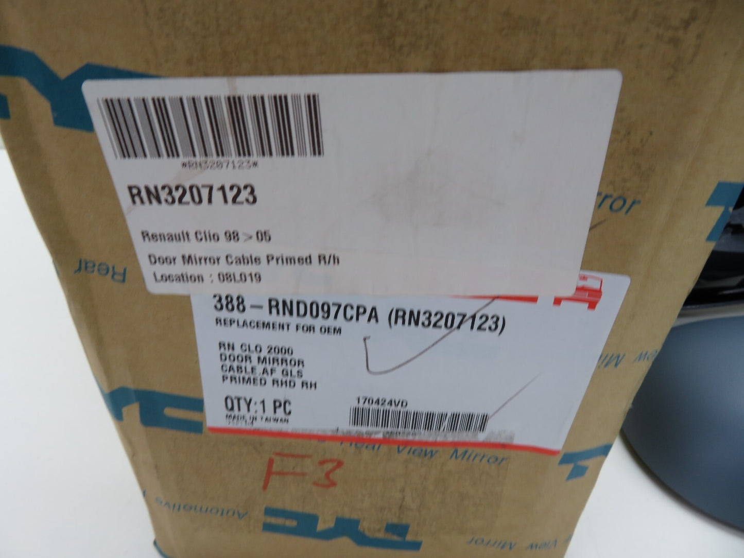 OS DRIVER DOOR WING MIRROR FOR RENAULT CLIO 1998-2005 RN3207123