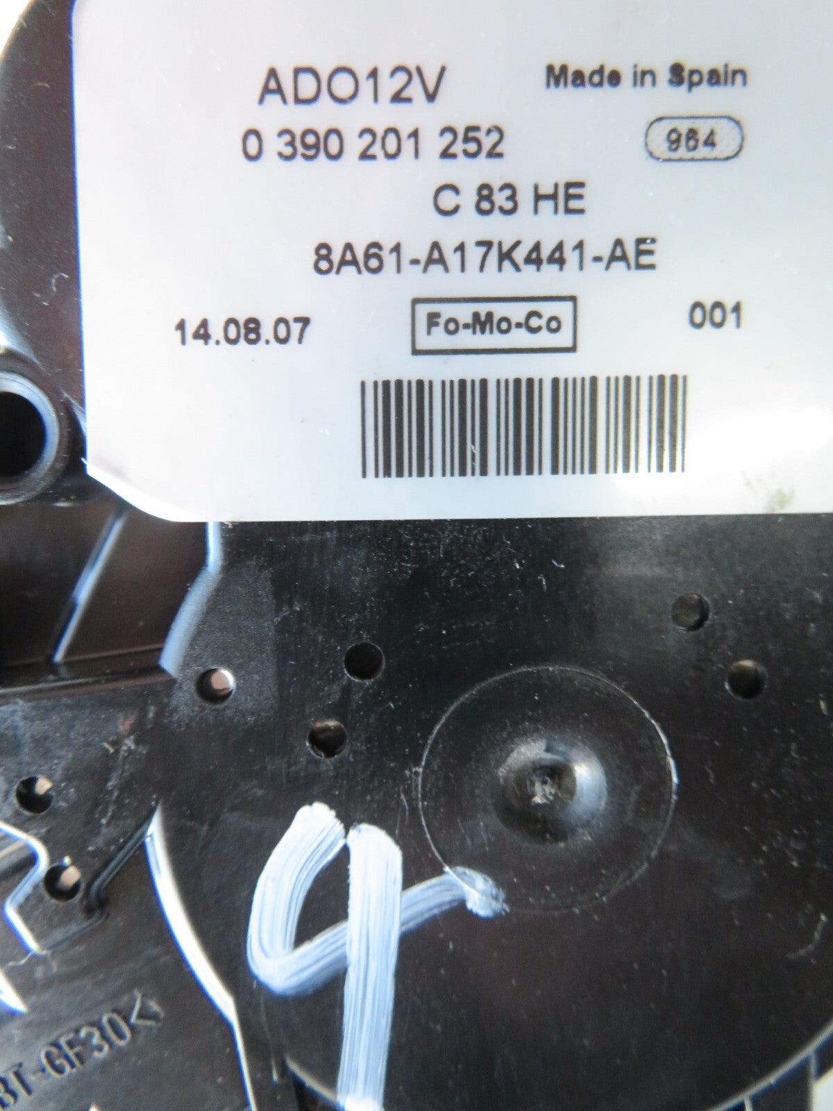 FORD FIESTA MK7 REAR WIPER MOTOR 8A61-A17K441-AE 2008-2011 MIX1519-4