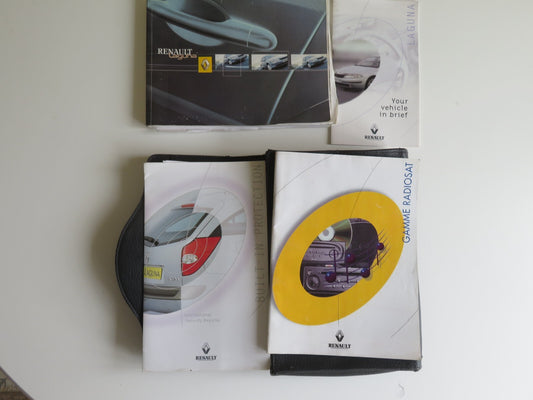 RENAULT LAGUNA OWNERS MANUAL WITH FOLDER 2000-2006 HM3-9