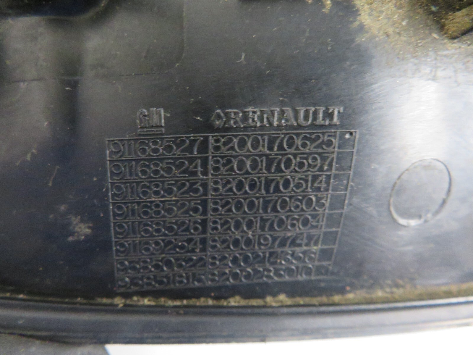 RENAULT TRAFFIC OS DRIVER FRONT EXTERIOR DOOR HANDLE 8200170625 2001-2014 1700-4