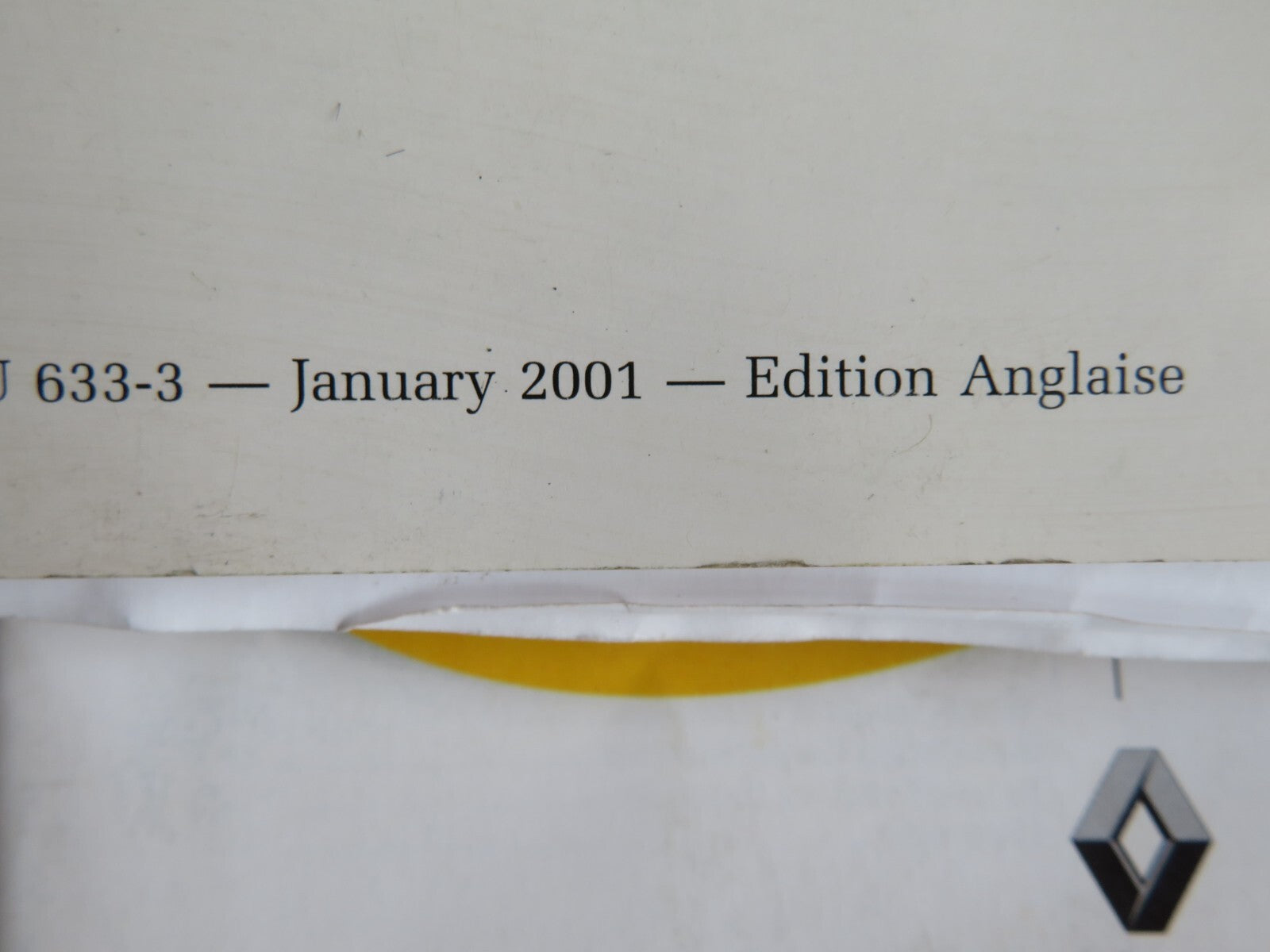 RENAULT LAGUNA OWNERS MANUAL WITH FOLDER 2000-2006 HM3-9