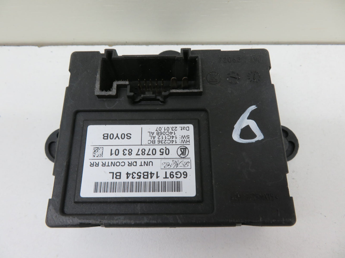 FORD GALAXY MK3 OSR RIGHT REAR DOOR MODULE 6G9T-14B534-BL 2006-2014 1556-6