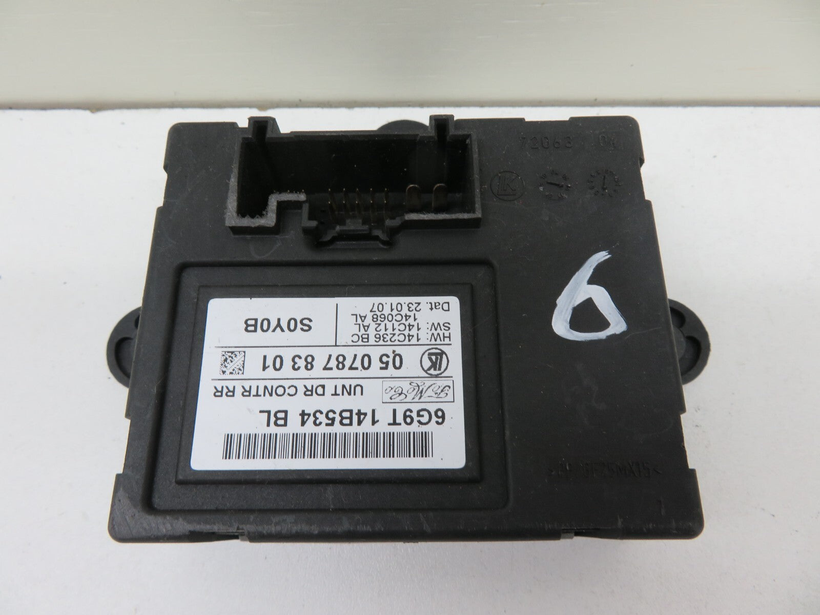 FORD GALAXY MK3 OSR RIGHT REAR DOOR MODULE 6G9T-14B534-BL 2006-2014 1556-6