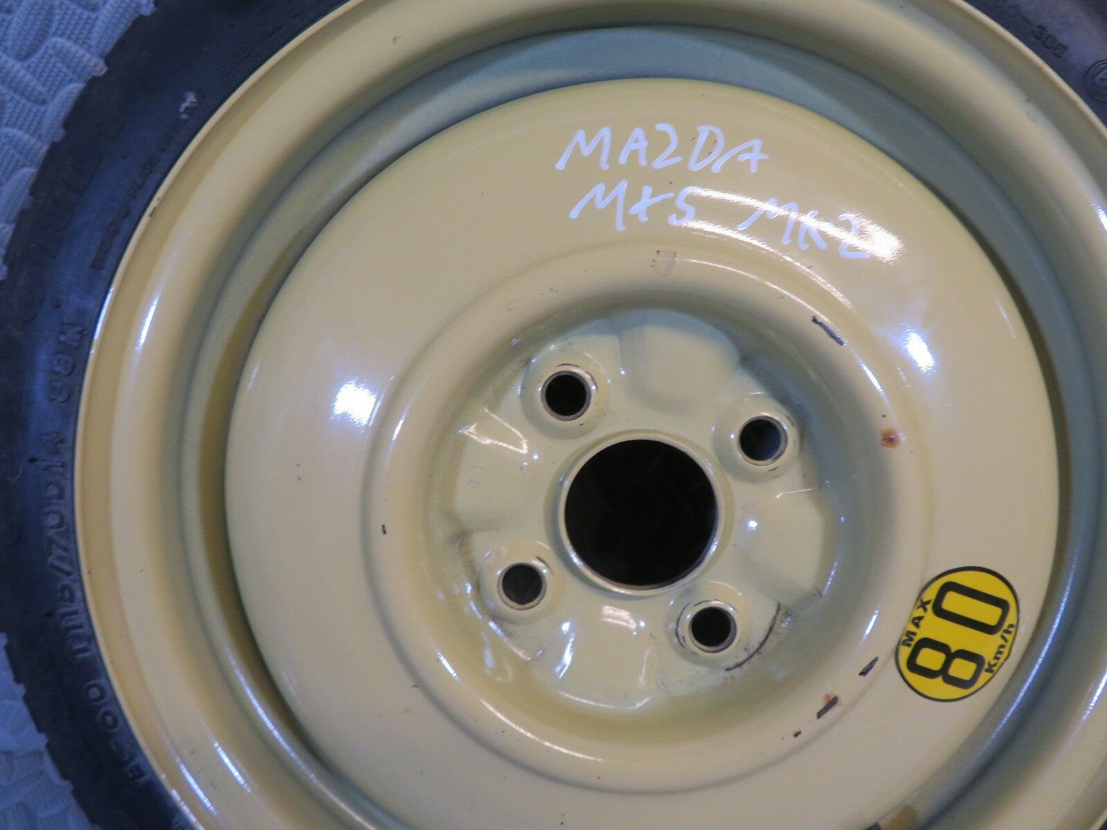 MAZDA MX5 MX-5 MK2 NB R14 14" SPACE SAVER WHEEL 1998-2004