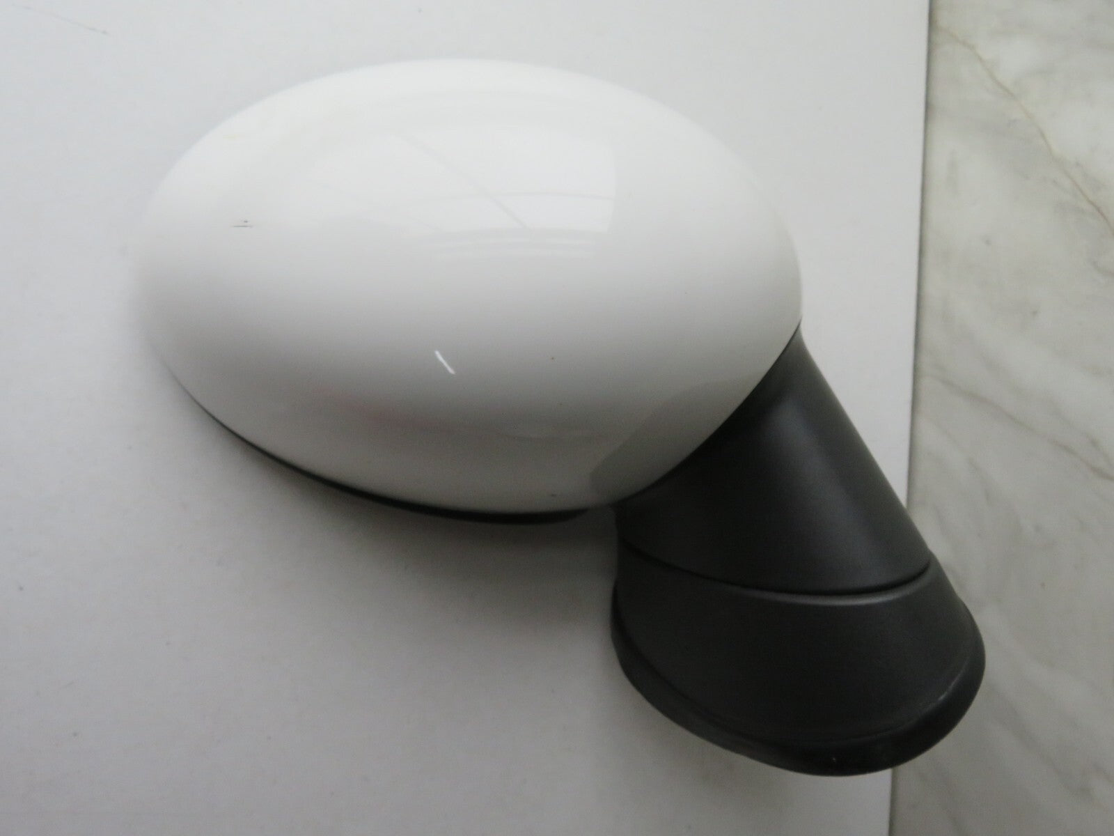 MINI COOPER R56 OS DRIVER DOOR WING MIRROR WHITE 2006-2014 A1228-2