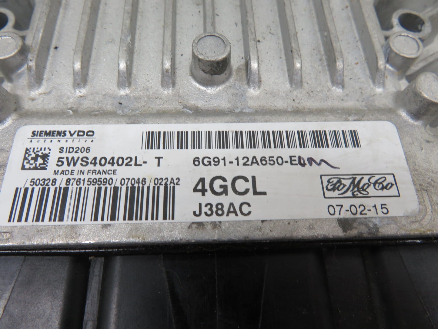 FORD GALAXY MK3 2.0 DIESEL ENGINE ECU 6G91-12A650-ELM 2006-2014 1023-4