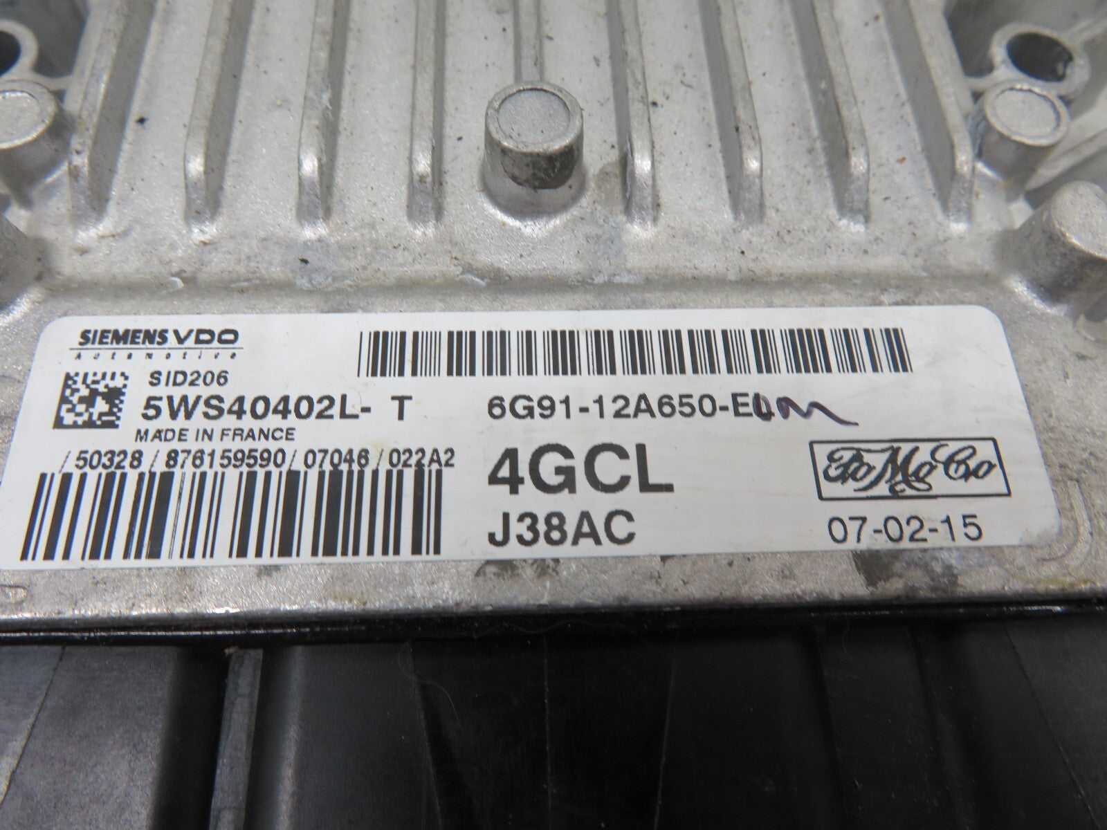 FORD GALAXY MK3 2.0 DIESEL ENGINE ECU 6G91-12A650-ELM 2006-2014 1023-4