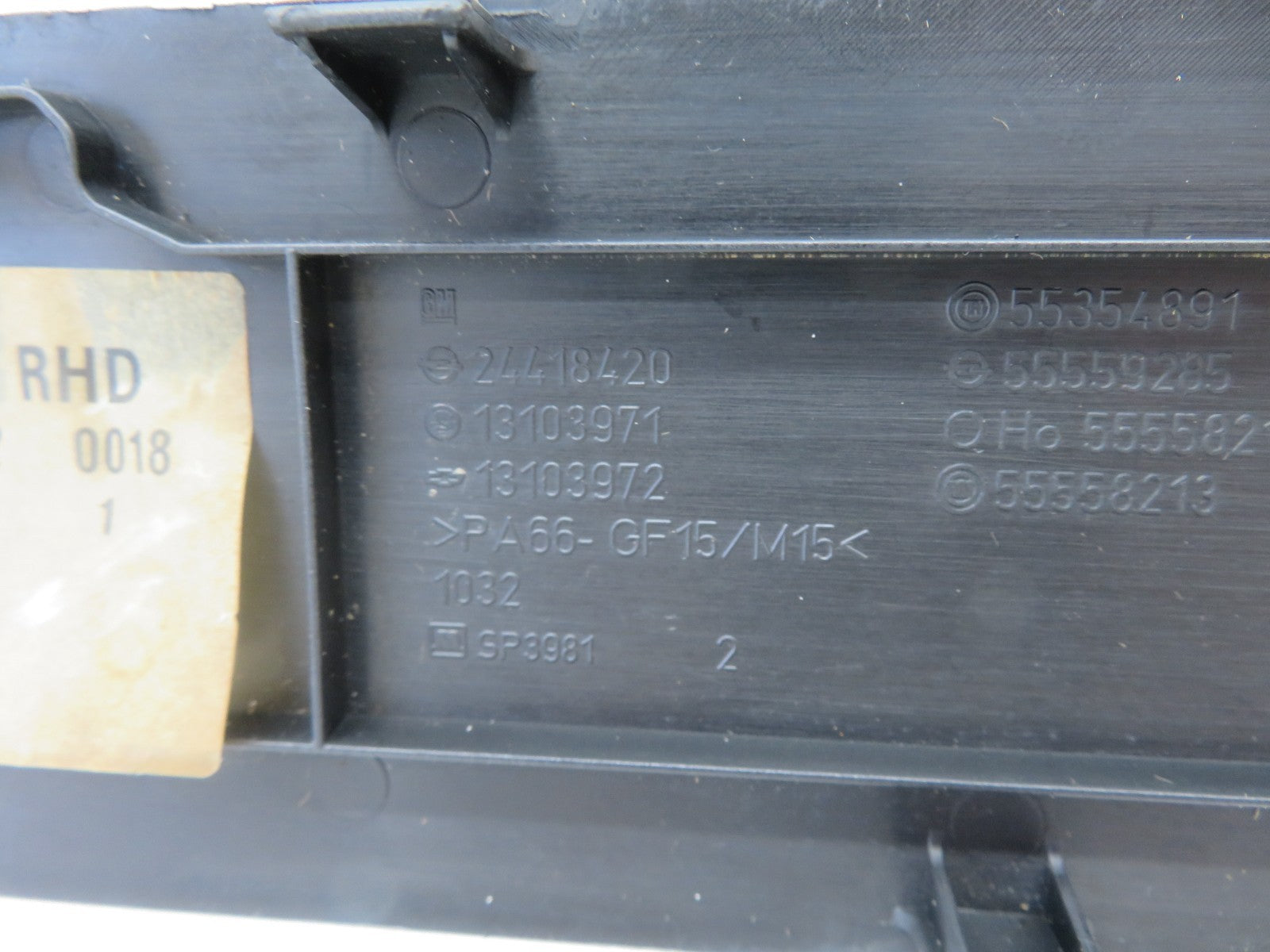 VAUXHALL VECTRA C IGNITION COIL PACK COVER Z18XER 13103971 2002-2008 KF55-6