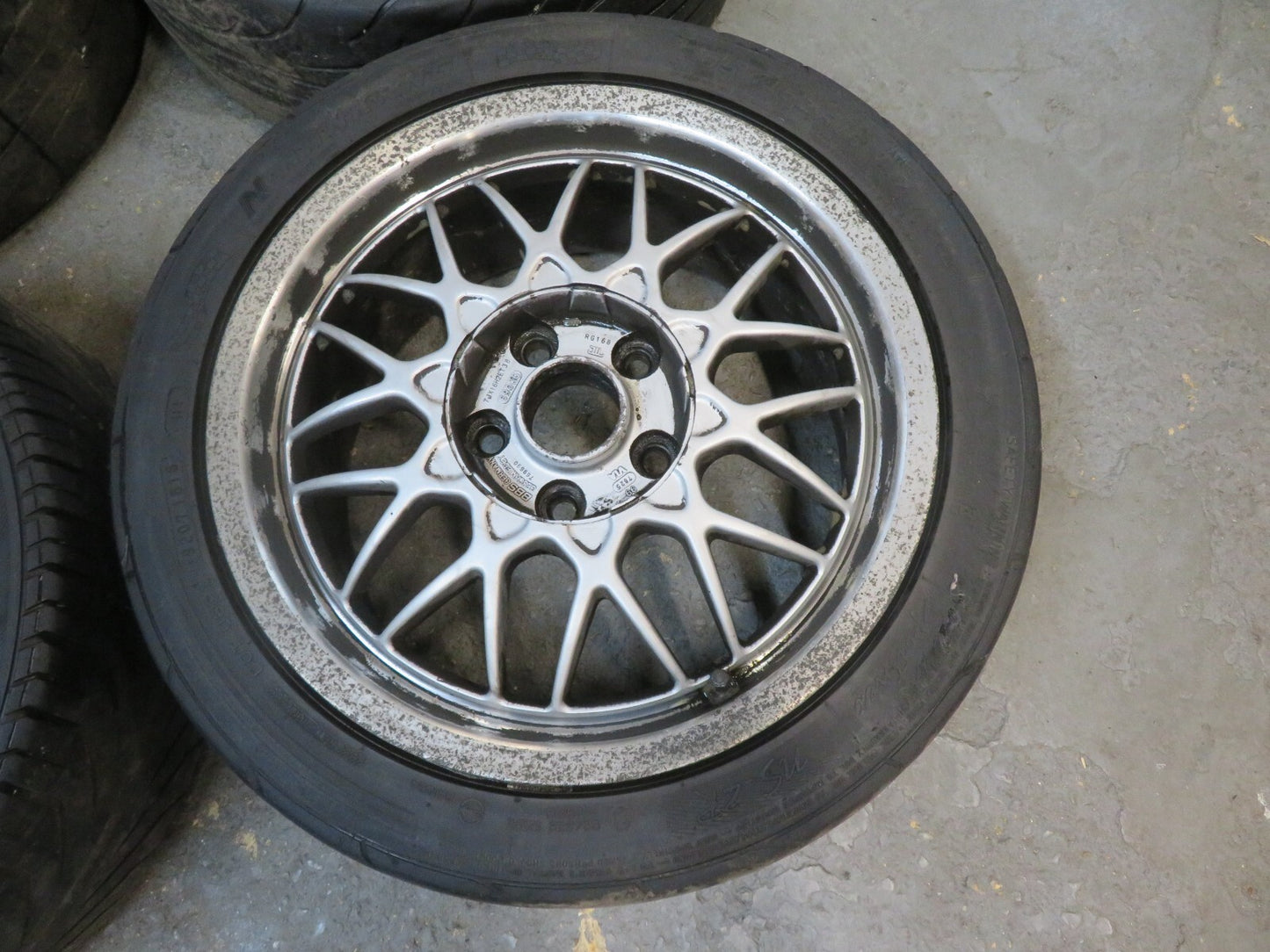 STAGGERED FITMENT 16" BBS ALLOY WHEELS X4 PCD 5 X 114.3 8J REAR 7J FRONT