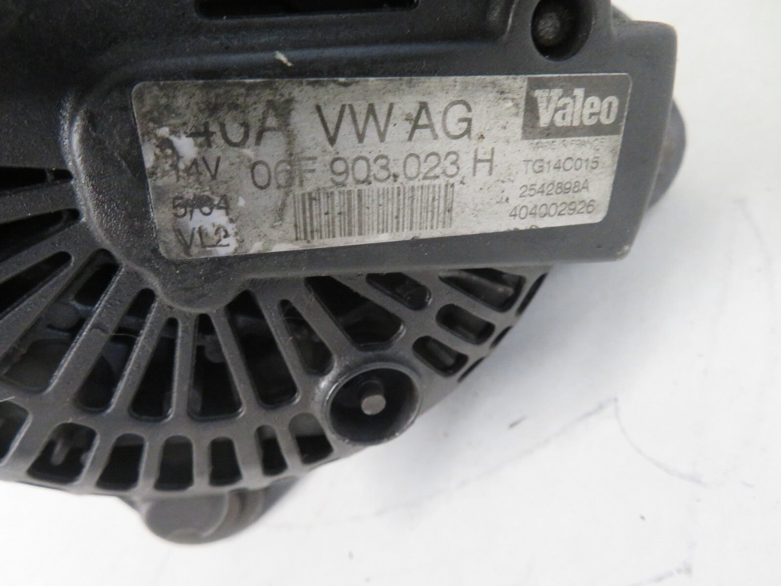 SKODA OCTAVIA 1.9 TDI ALTERNATOR 06F903023H 2008-2012 1445-1