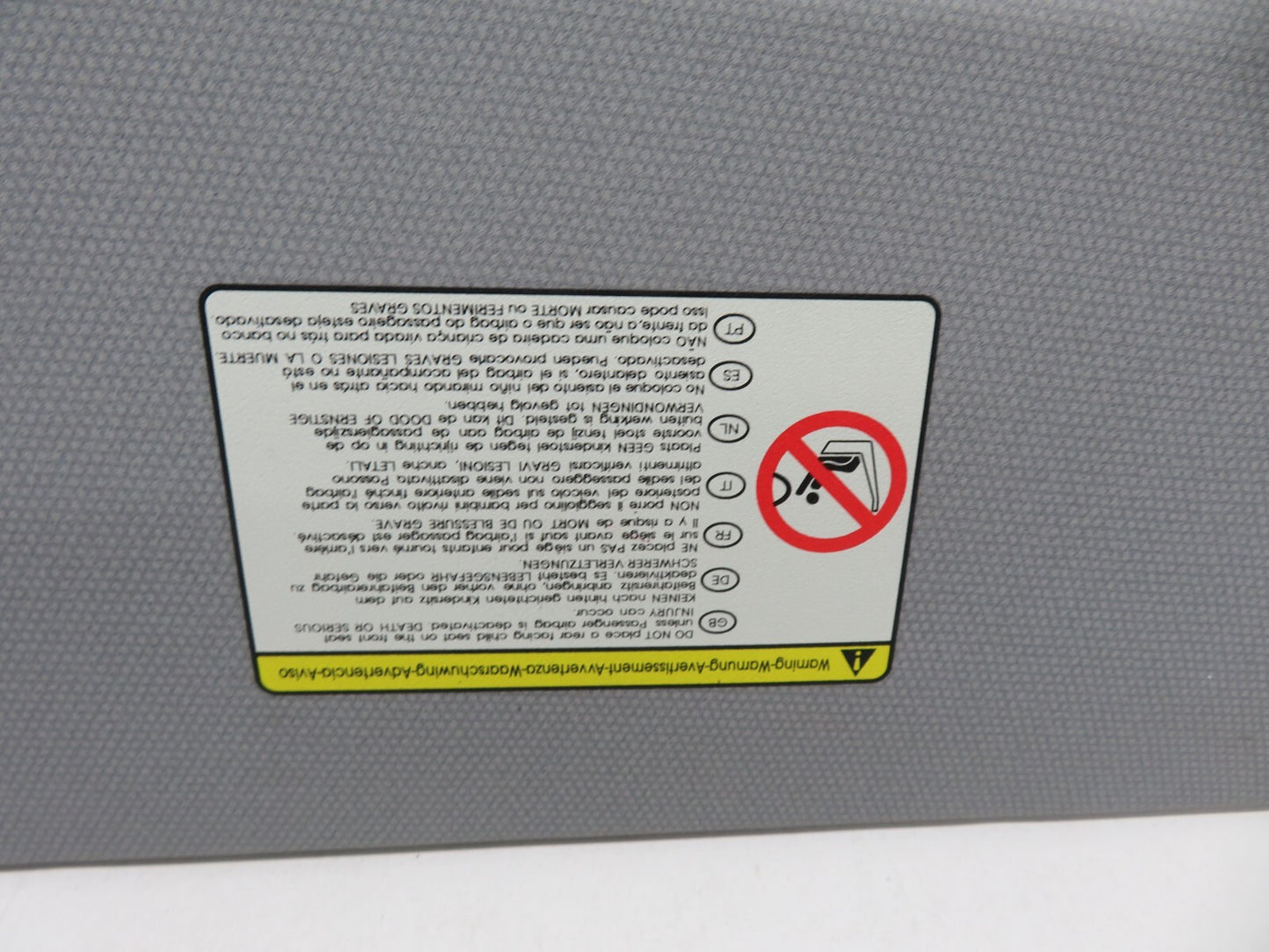 KIA RIO NS PASSENGER SUN VISOR 2011-2014 #1247-20