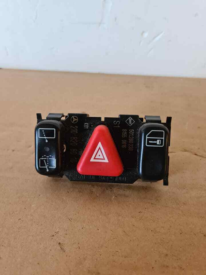 MERCEDES-BENZ E CLASS W210 HAZARD SWITCH REAR WASH WIPE 2108208010 1998