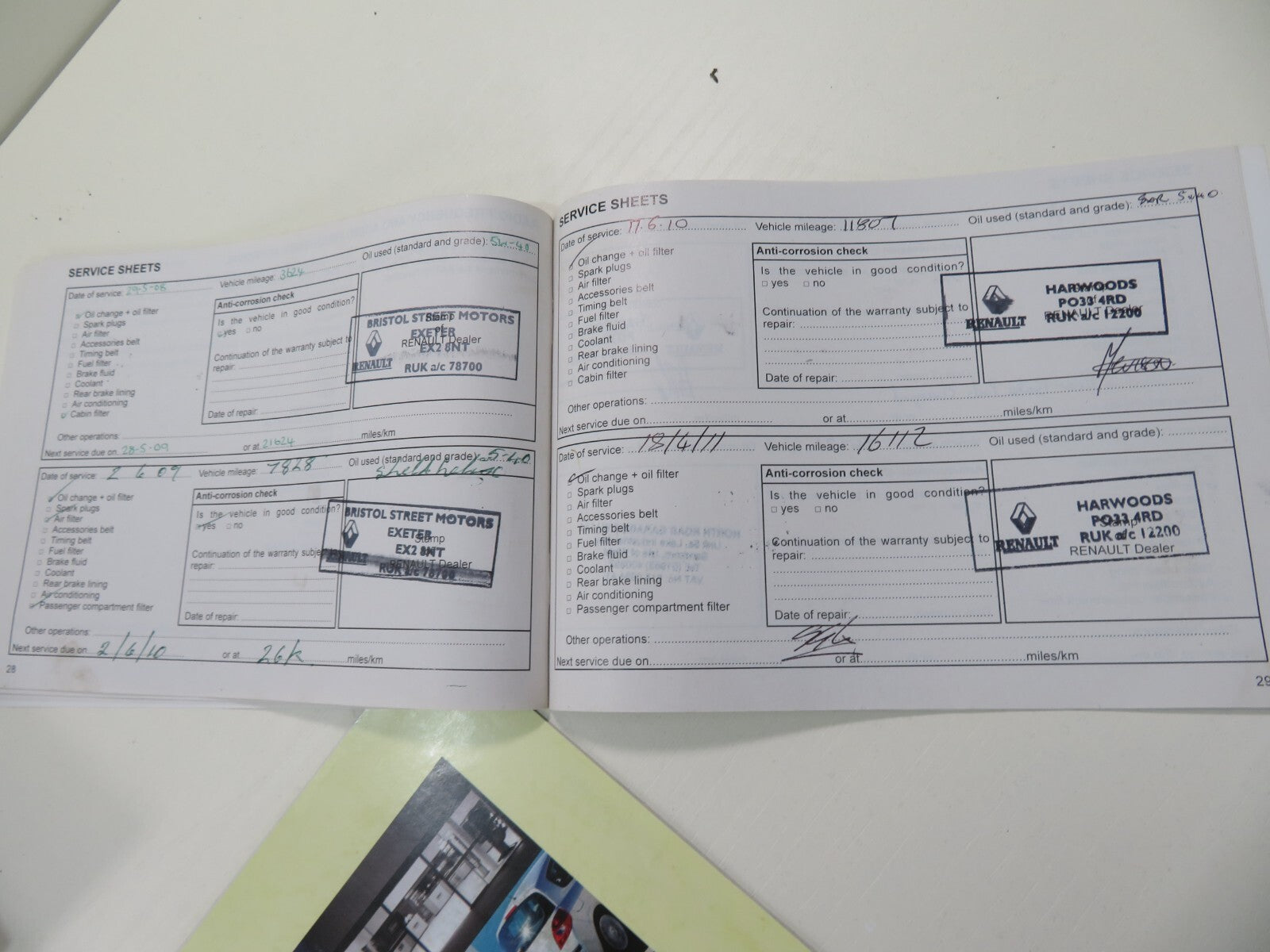 RENAULT SCENIC OWNERS MANUAL WITH FOLDER 2006-2009 1559-28