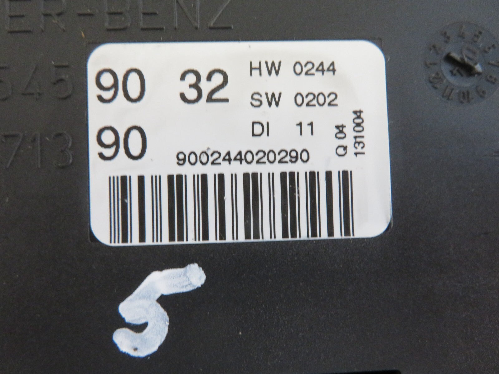 MERCEDES BENZ ML270 BODY CONTROL MODULE BCM A1635459032 2002-2005 MIX1010-5