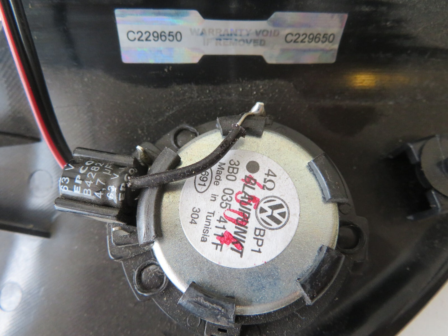 VOLKSWAGEN VW PASSAT B5.5 OS DRIVER SIDE TWEETER 3B0035411F 01-05 AMS1348-2