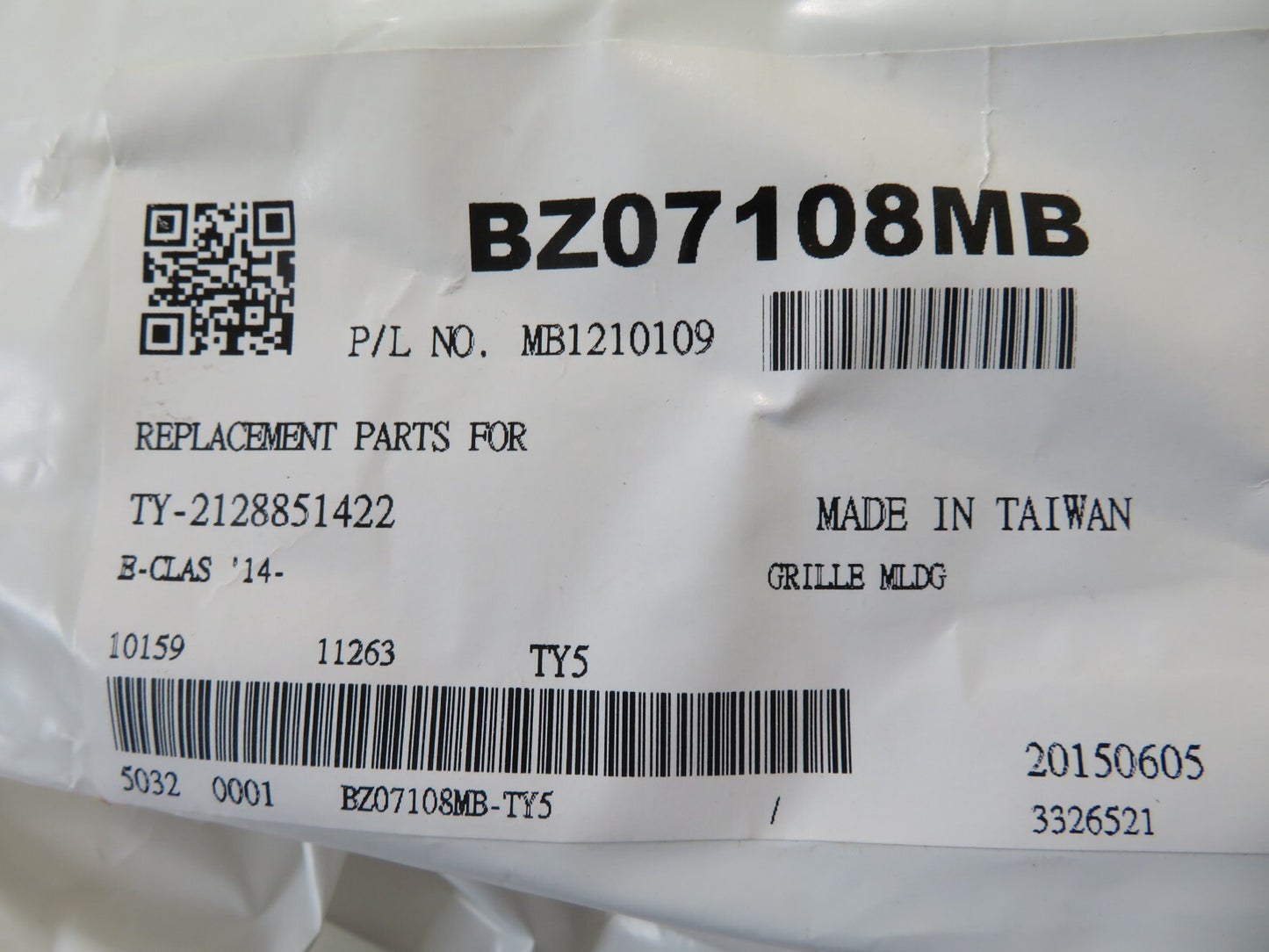 FRONT GRILLE FOR MERCEDES E CLASS BZ07108MB FOR YEARS 2014-2018