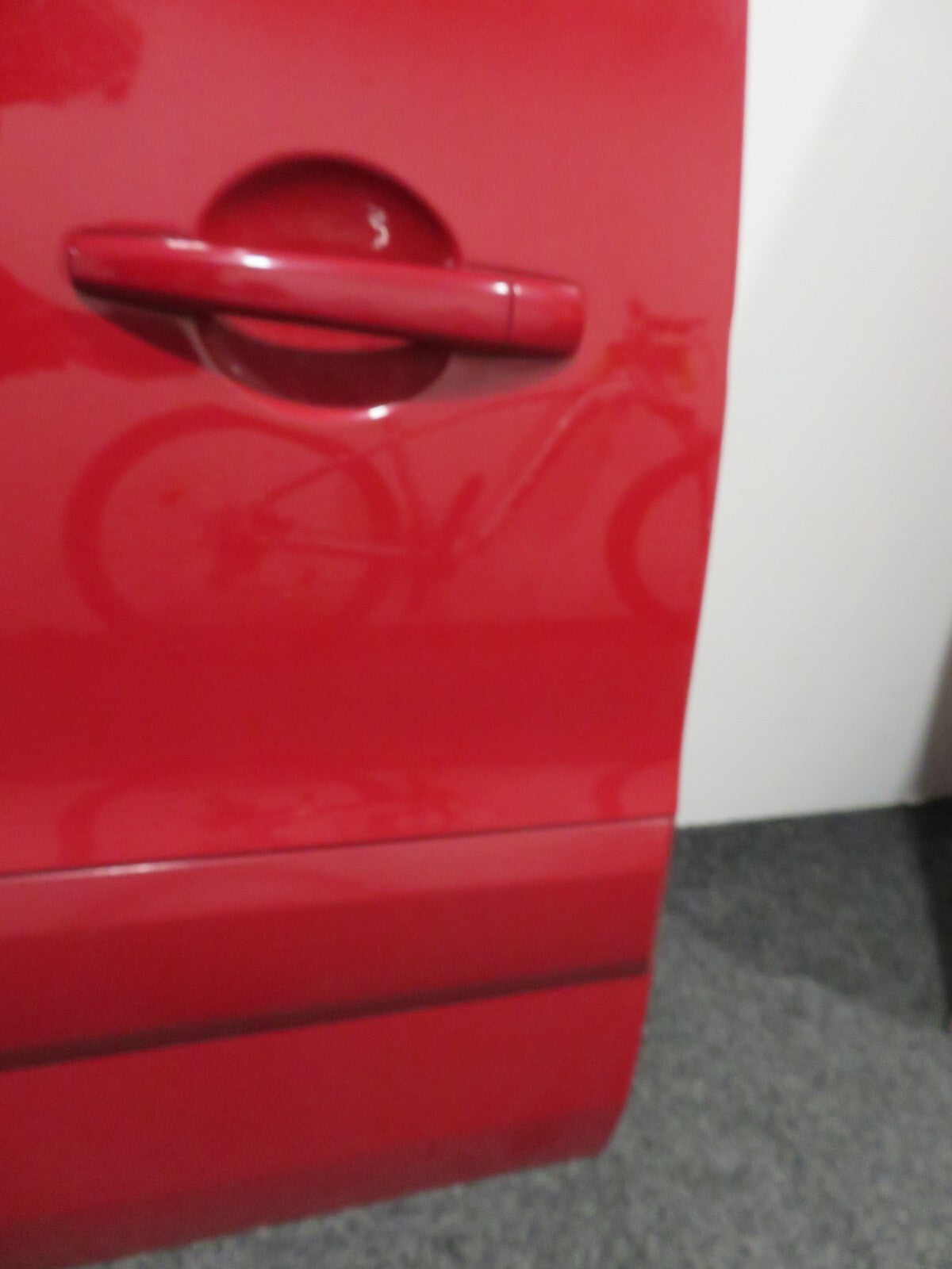 CITROEN BERLINGO OS DRIVER REAR SLIDING DOOR RED MULTISPACE 2008-2018