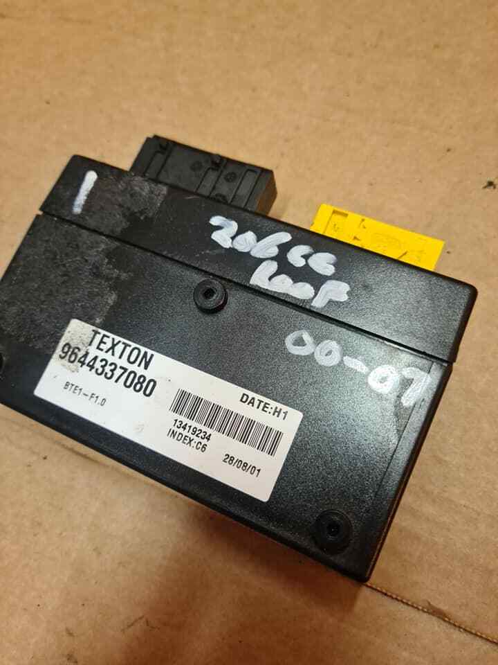 PEUGEOT 206 ROOF CONTROL MODULE 9644337080 00-07 A71-1