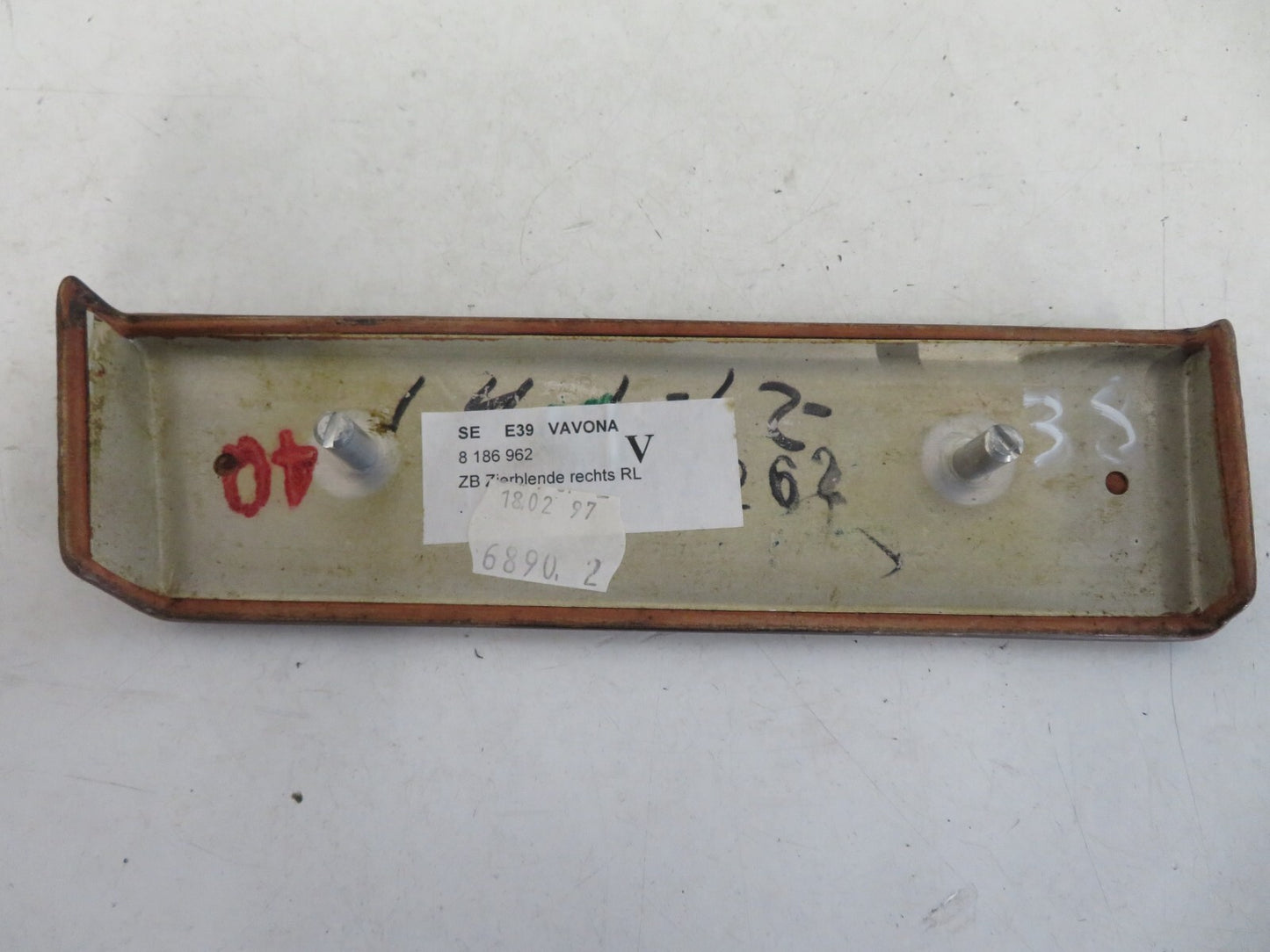 BMW 5 SERIES E39 INTERIOR WOOD TRIM 8186962 1996-2003 1518-33