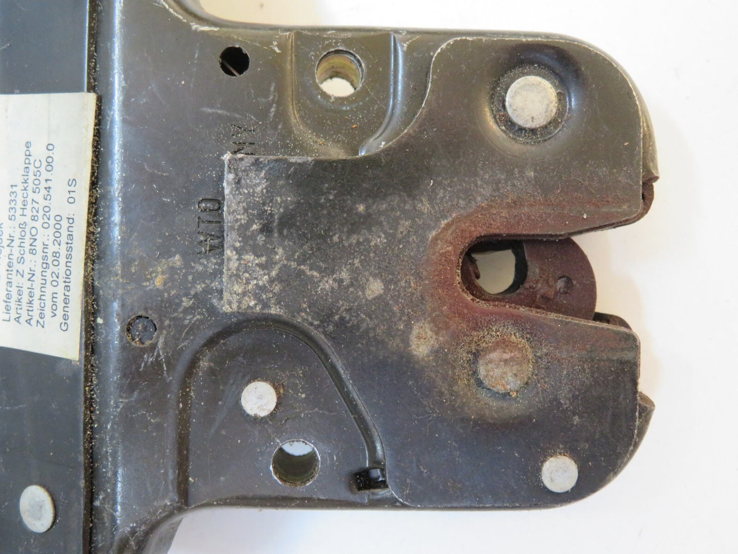 AUDI TT MK1 BOOT LOCK CATCH 8n0827505c 1998-2004 B6