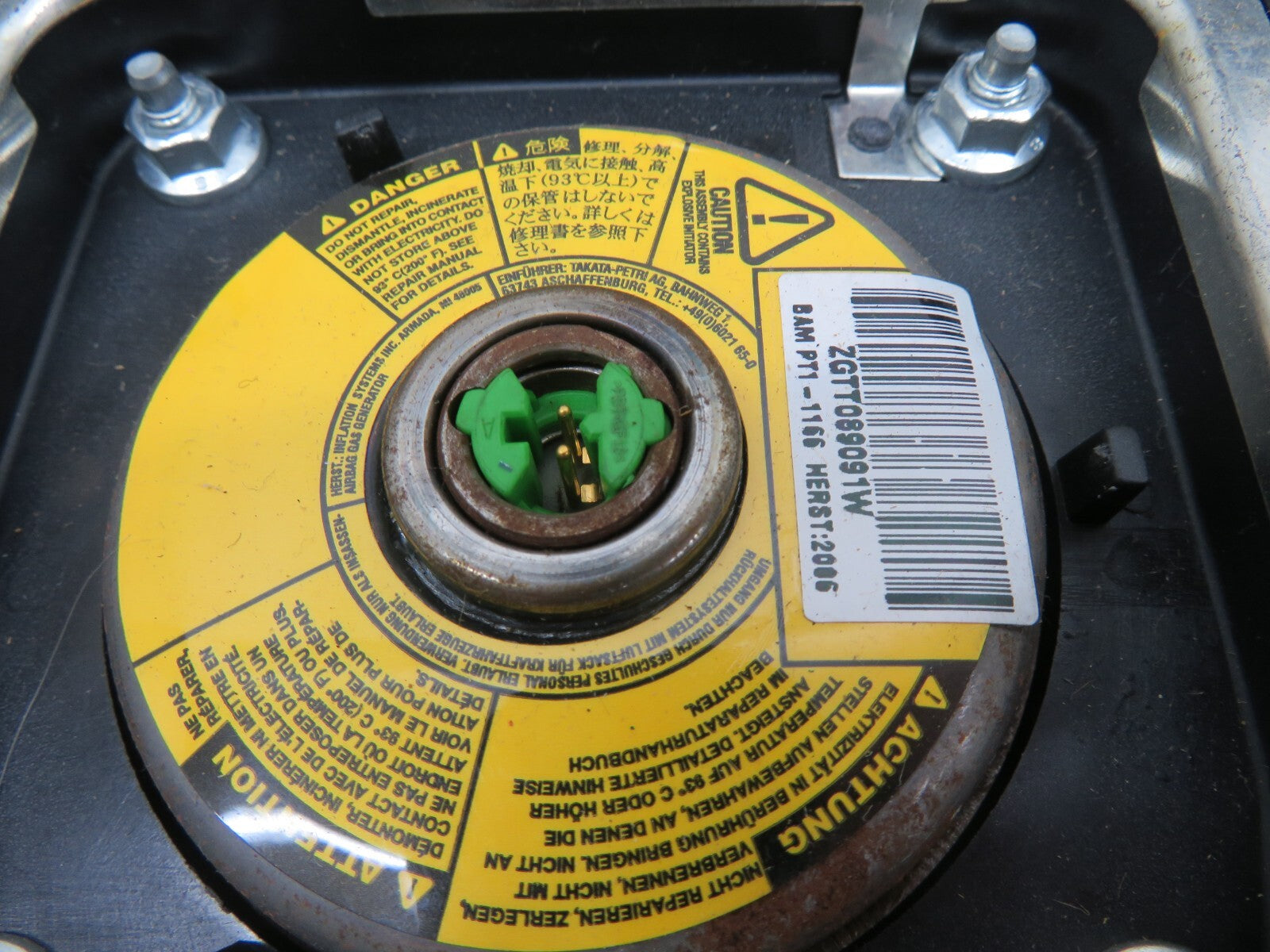 FORD SMAX STEERING WHEEL AIR BAG 6M21-U042B85-AHW 2006-2014 1445-1