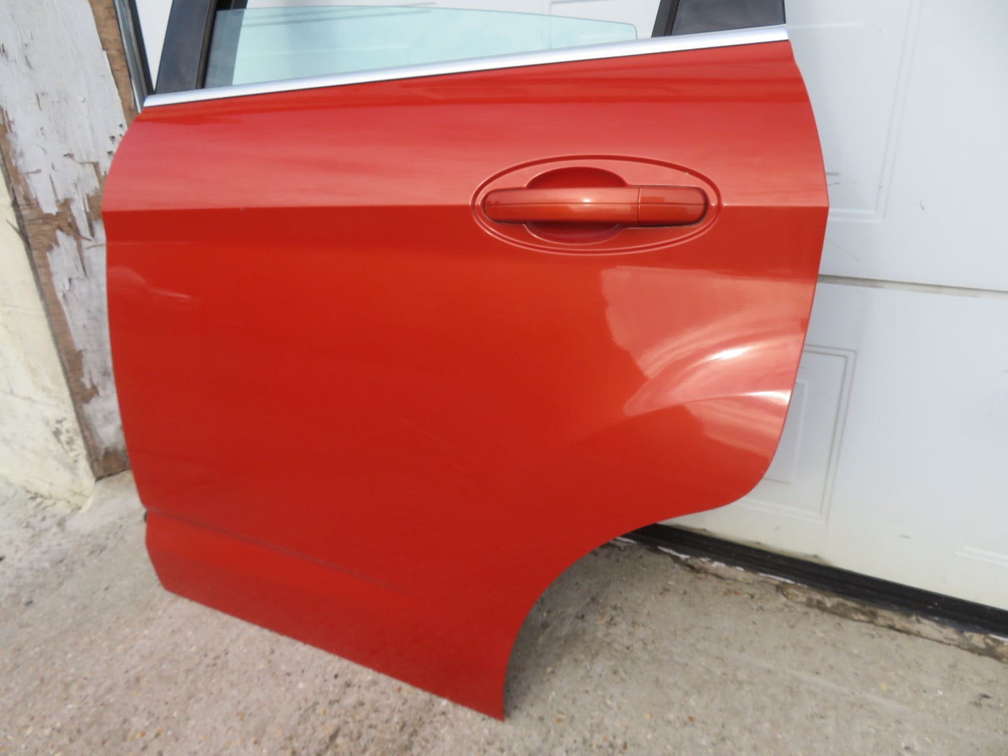 FORD CMAX C MAX NSR PASSENGER REAR DOOR IN ORANGE 2010-2015 (SEE PHOTOS)