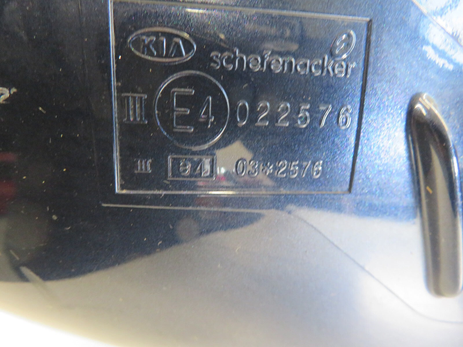 KIA CAREN NS PASSENGER DOOR WING MIRROR BLUE 2006-2010 KIAMIX1342-1