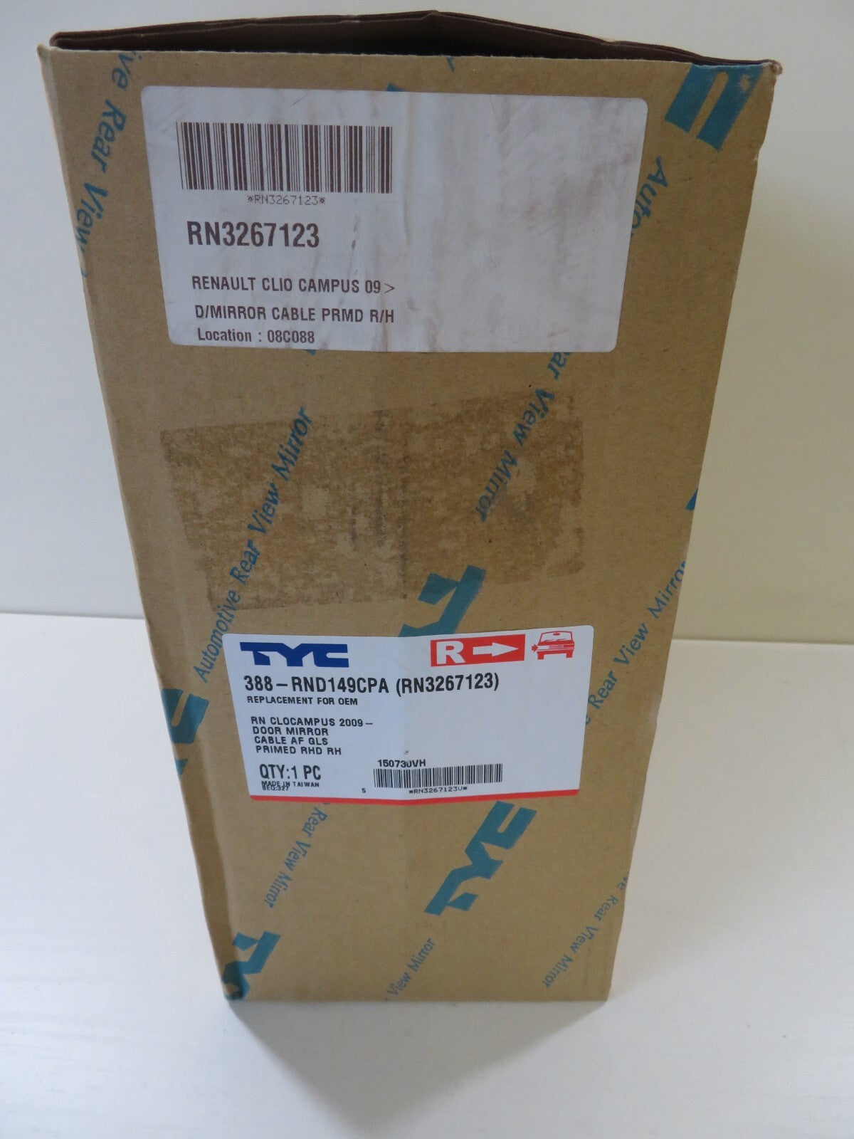 RH OS DRIVER DOOR WING MIRROR FOR RENAULT CLIO CAMPUS 2008-2012 BRLB