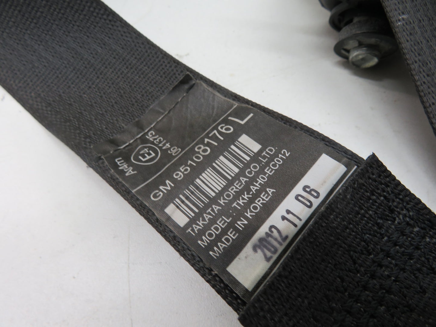 VAUXHALL MOKKA NSR REAR PASSENGER SEAT BELT 95108176 2012-2016 1147-9