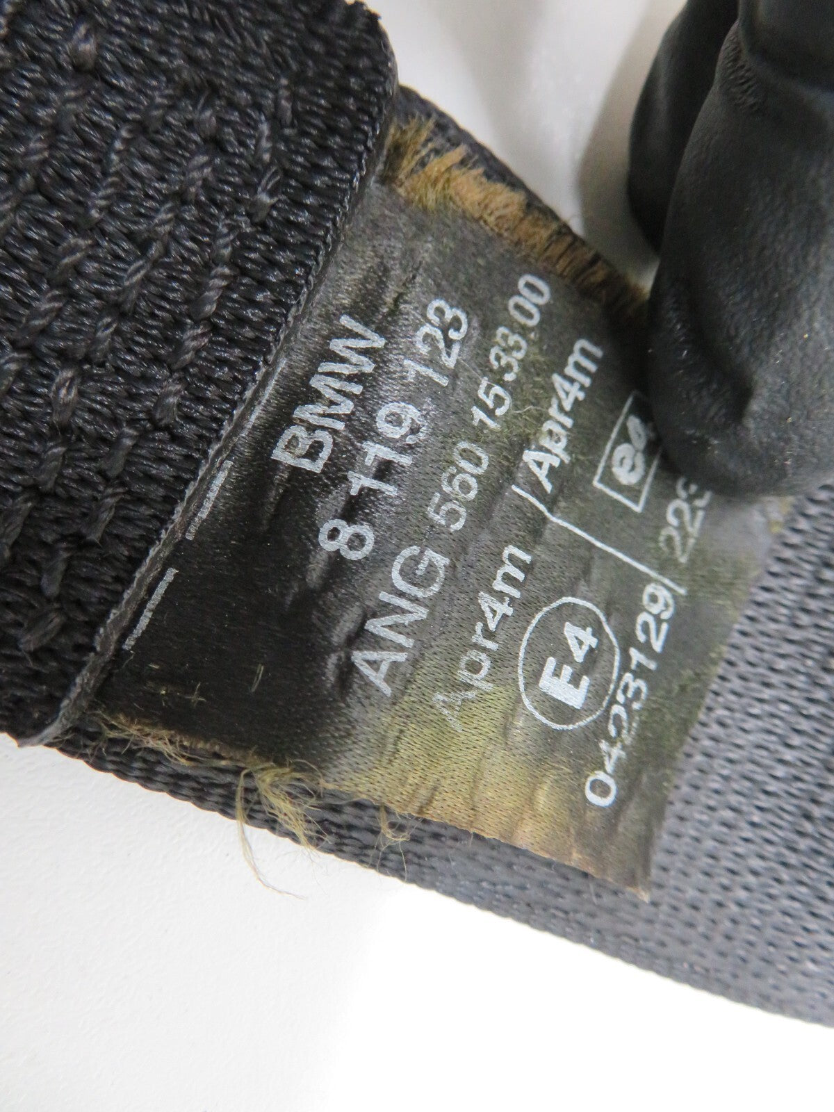 BMW E36 3 SERIES NSF PASSENGER SEAT BELT 8119123 1991-1998 1734-5