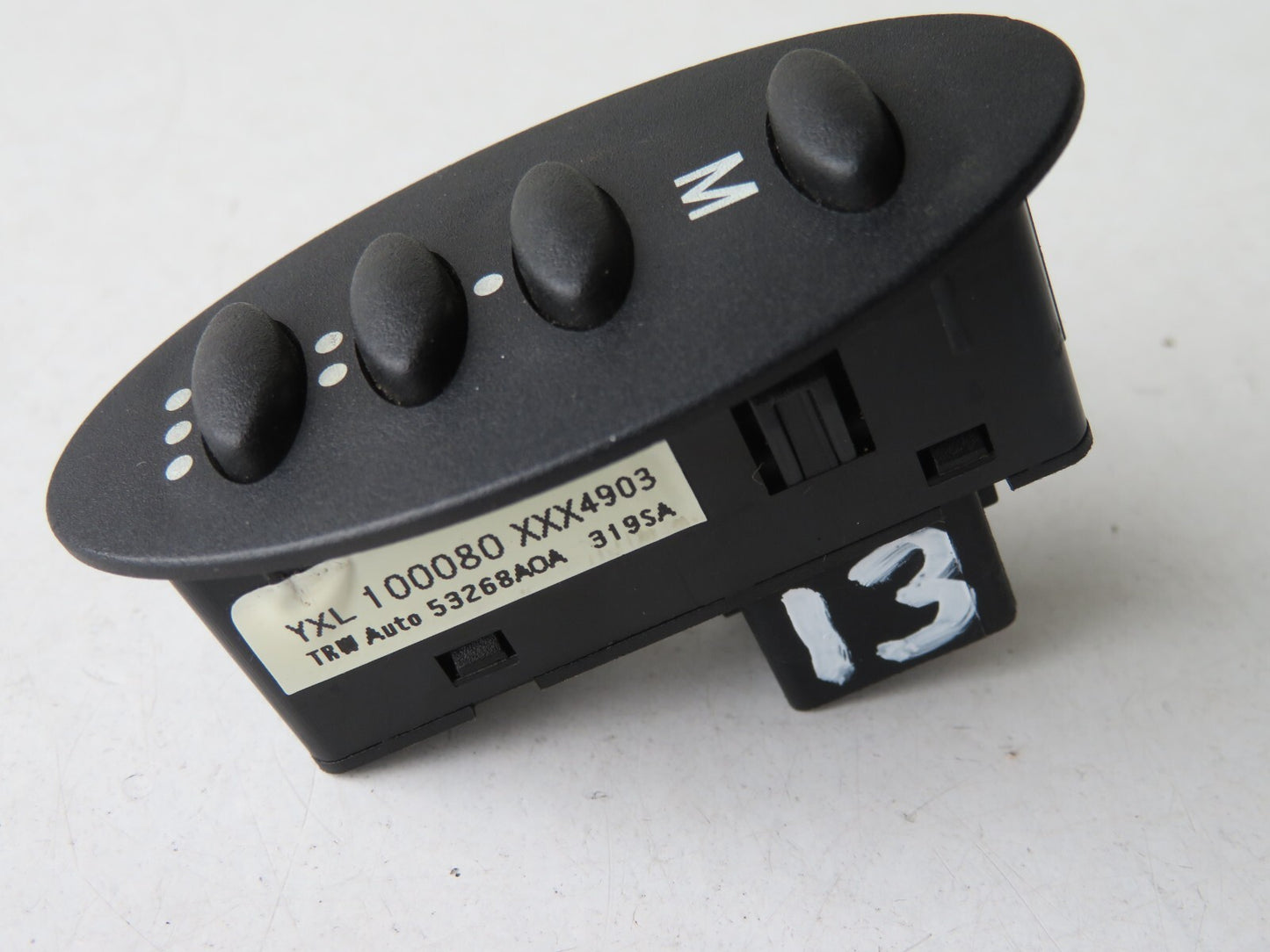 ROVER 75 SEAT MEMORY SWITCH YXL100080 1999-2005 A1122-13