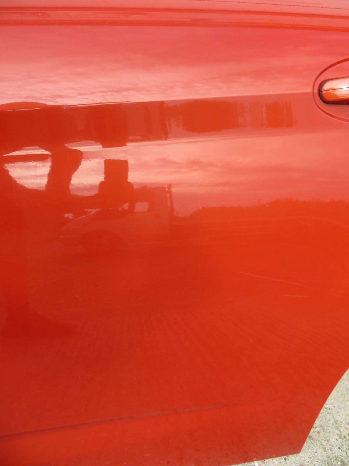 FORD CMAX C MAX NSR PASSENGER REAR DOOR IN ORANGE 2010-2015 (SEE PHOTOS)