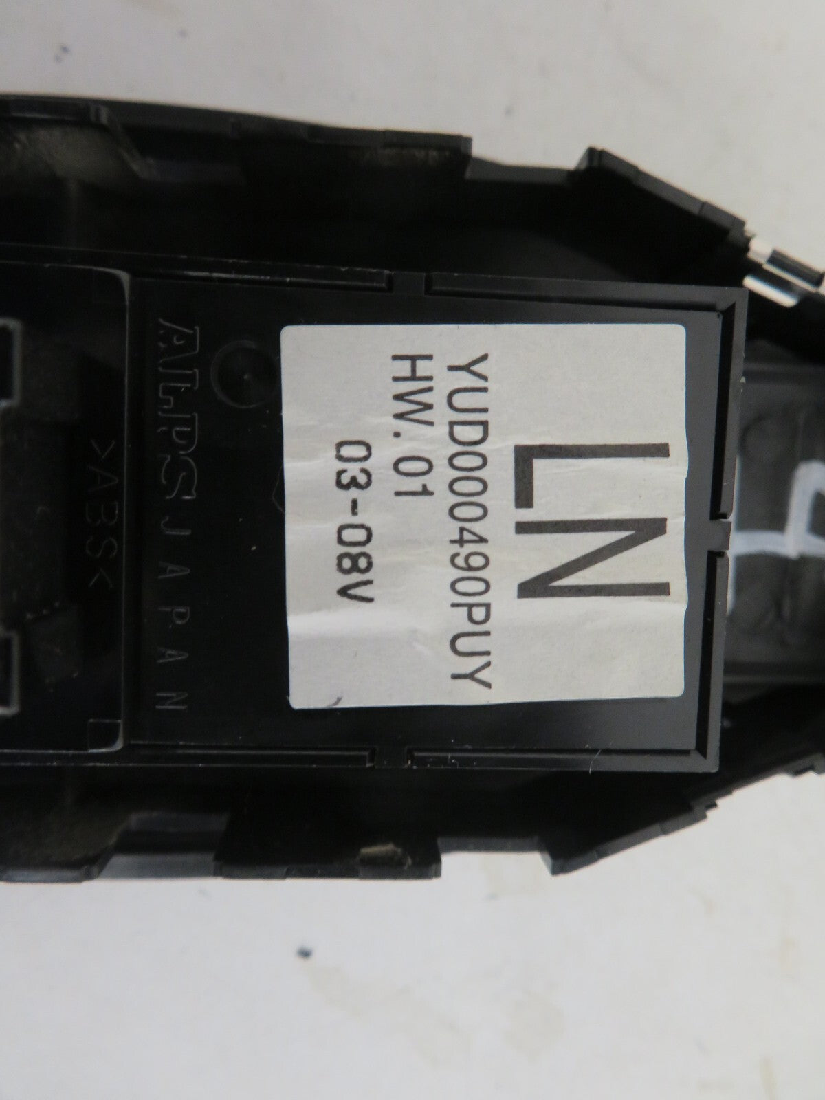 ROVER 75 NS PASSENGER WINDOW SWITCH YUD000490PUY 1999-2005 1516-9