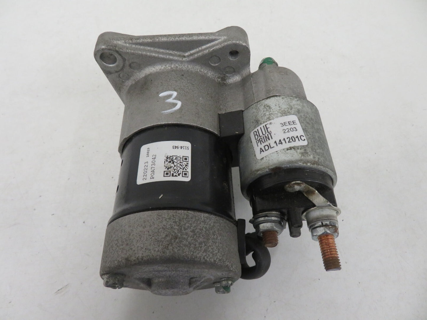 FIAT 500 STARTER MOTOR ADL141201C 2006-2013 MISC1616-3