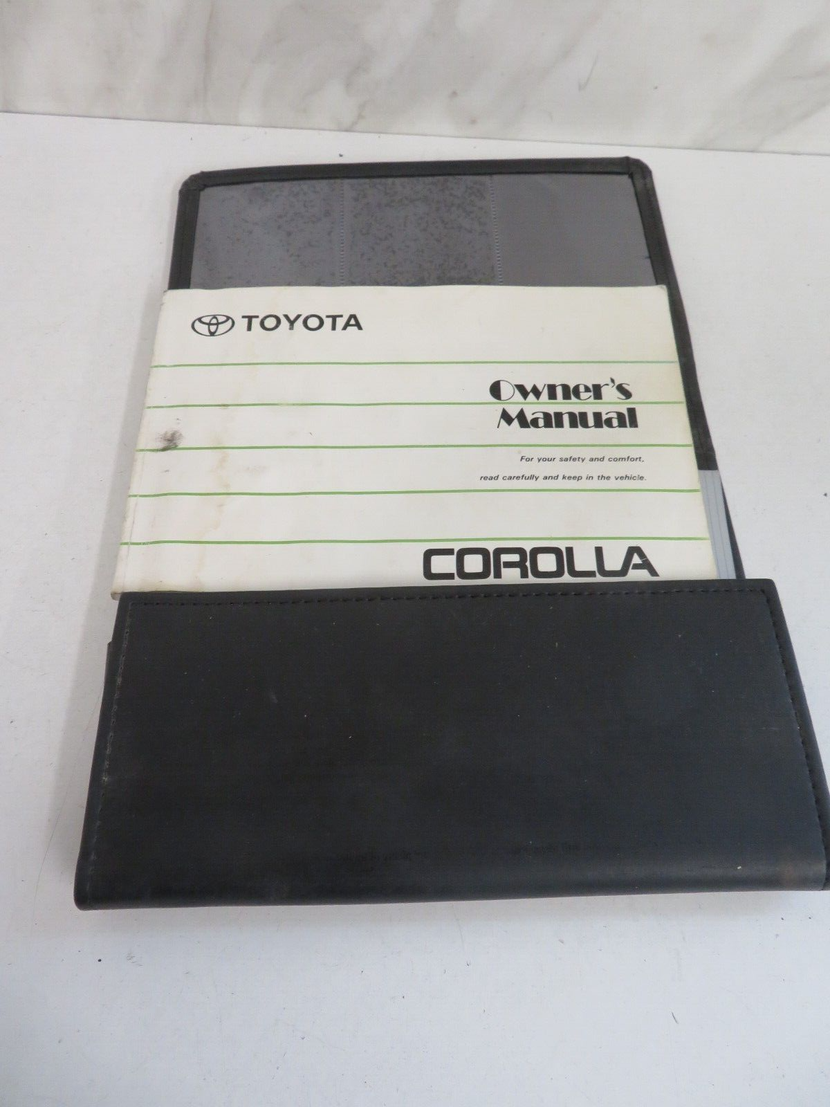 TOYOTA COROLLA OWNERS MANUAL WITH FOLDER 1991-1995 MIX1419