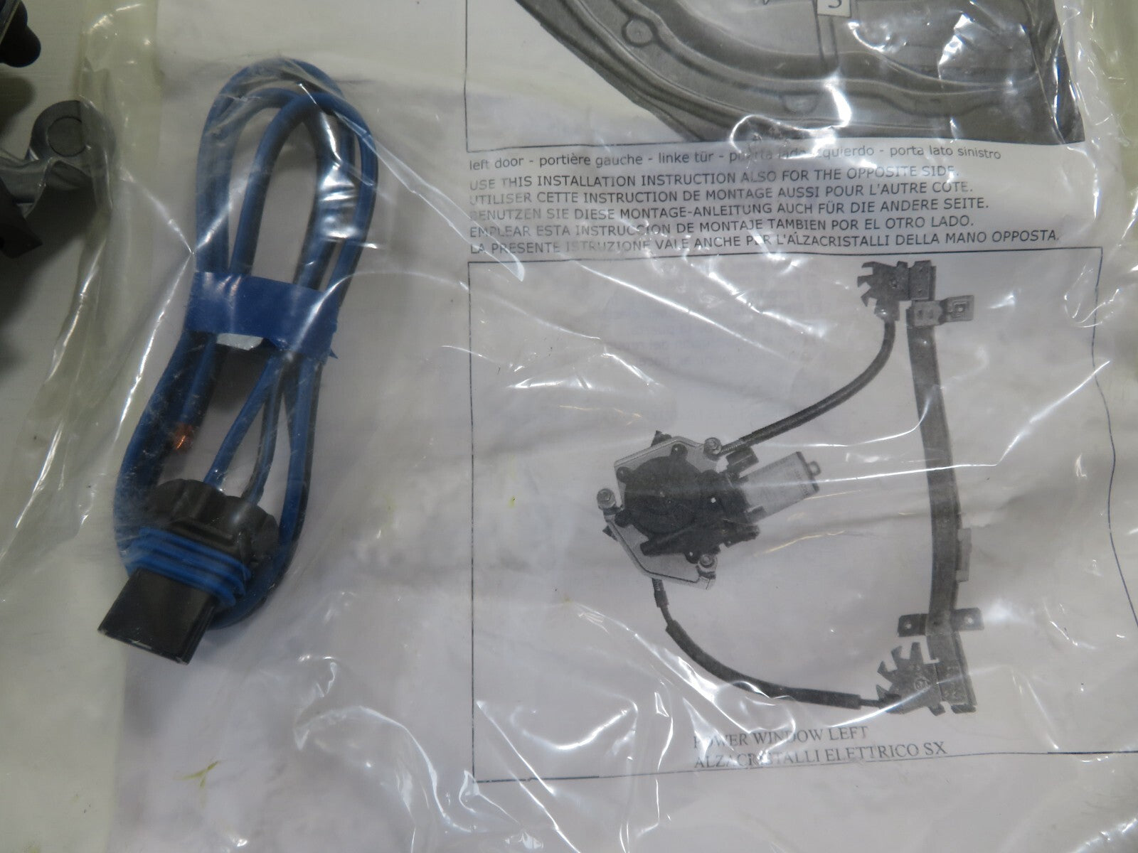 NSR LEFT REAR WINDOW REGULATOR MOTOR VALEO FITS RENAULT MEGANE SCENIC 96-01 #RST