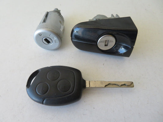 FORD FOCUS MK2 KEY DOOR LOCK IN PANTHER BLACK 2008-2011 AMS1410