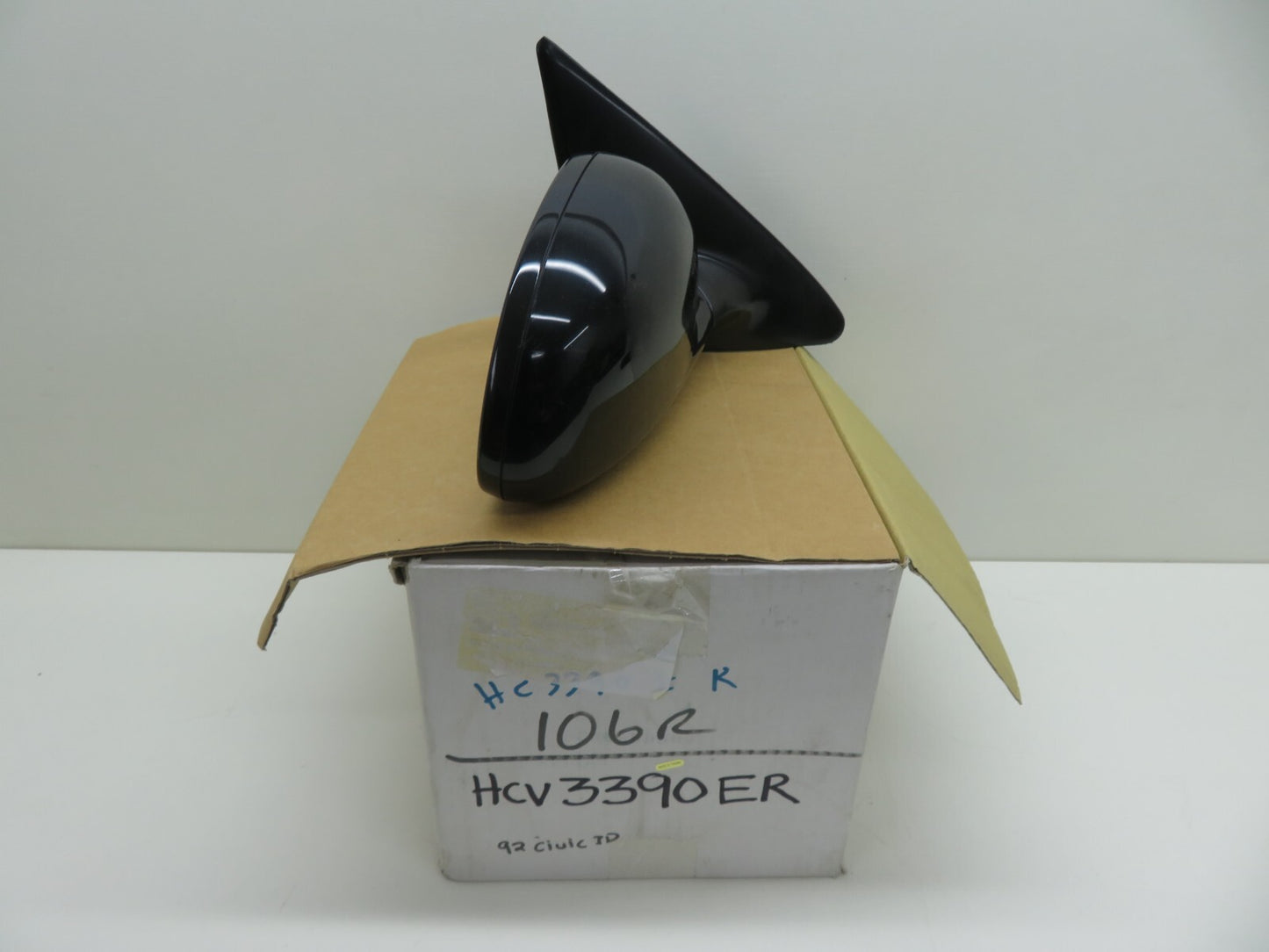 OS DRIVER DOOR WING MIRROR FOR HONDA CIVIC 3DR HCV3390ER 1991-1995 106R