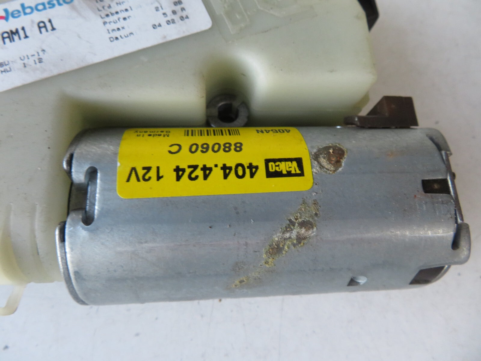 PEUGEOT 307 SW SUNROOF MOTOR 1700469J 404424 2005-2008  MIX1605-3