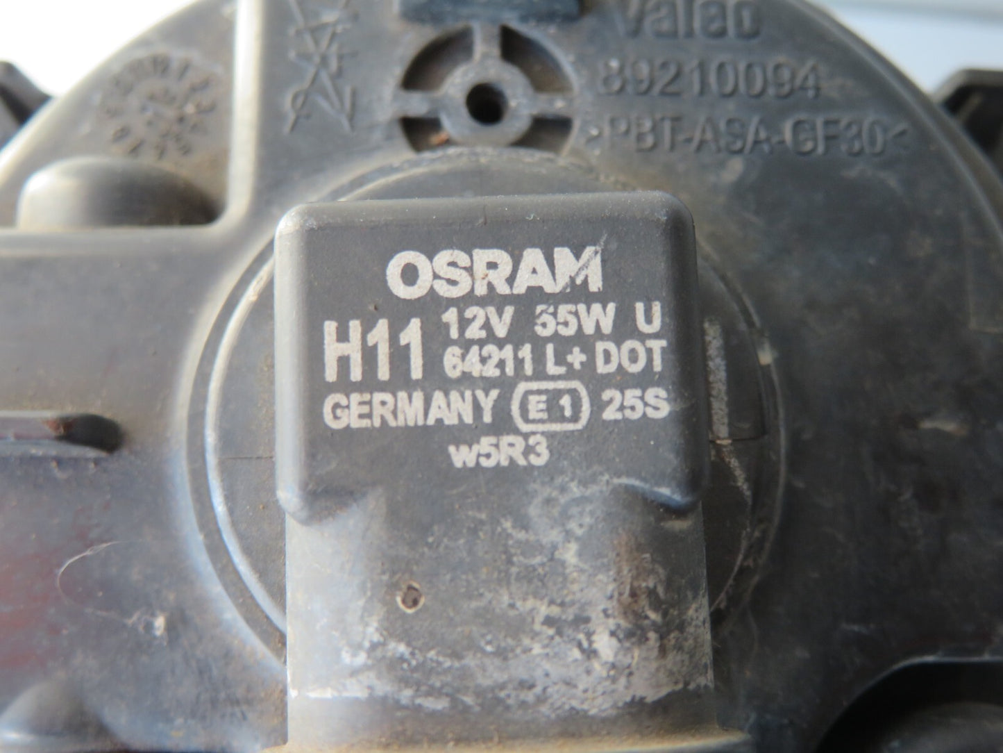 JAGUAR X TYPE S TYPE NS PASSENGER FRONT FOG LIGHT 2001-2009 A1238-12