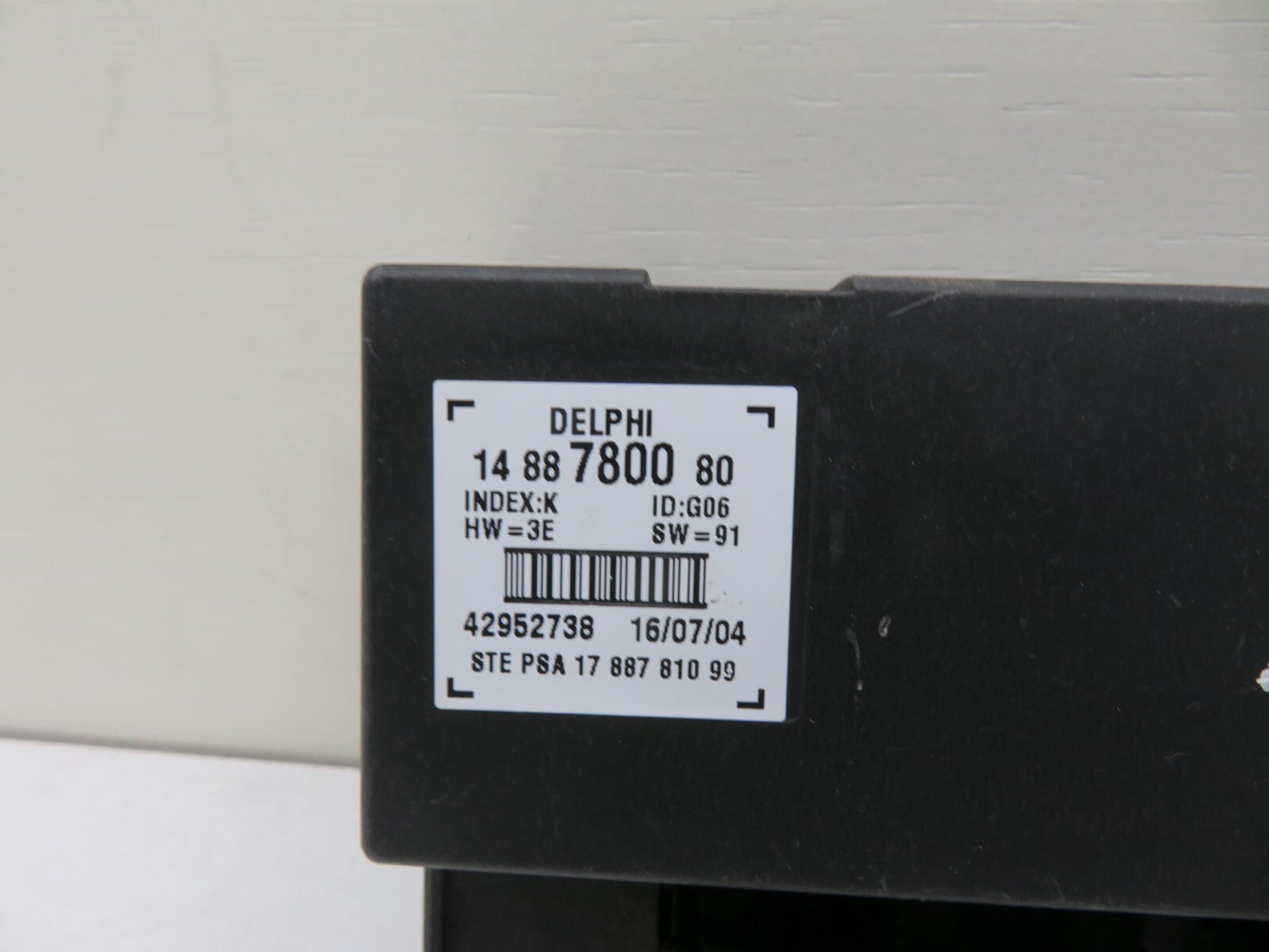 CITROEN C8 REAR DOOR CONTROL MODULE 1488780080 2002-2010 1728-4