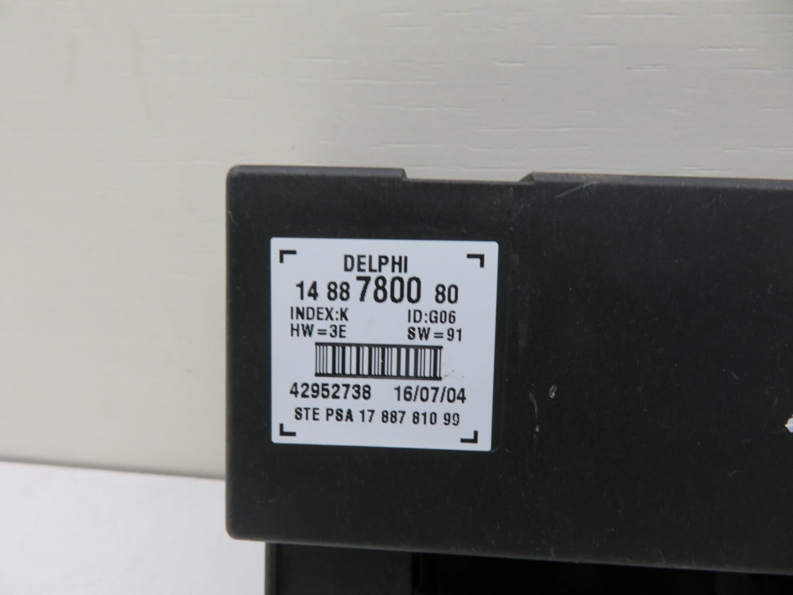 CITROEN C8 REAR DOOR CONTROL MODULE 1488780080 2002-2010 1728-4