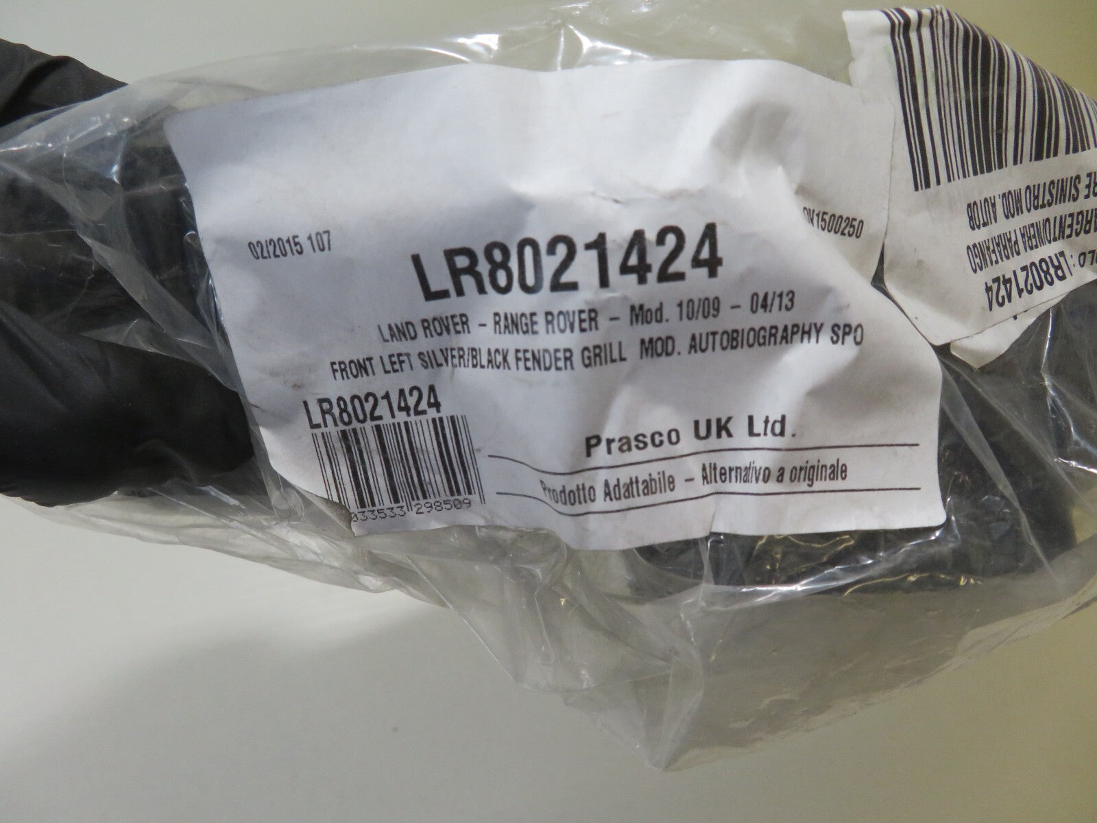 NS PASSENGER SIDE VENT GRILLE FOR RANGE ROVER SPORT L320 LR8021424 09-13