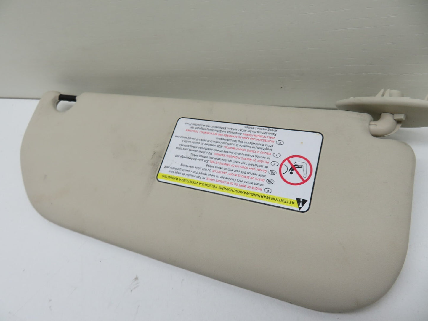 CITROEN C4 NS PASSENGER SIDE SUN VISOR 2004-2010 WV06-11